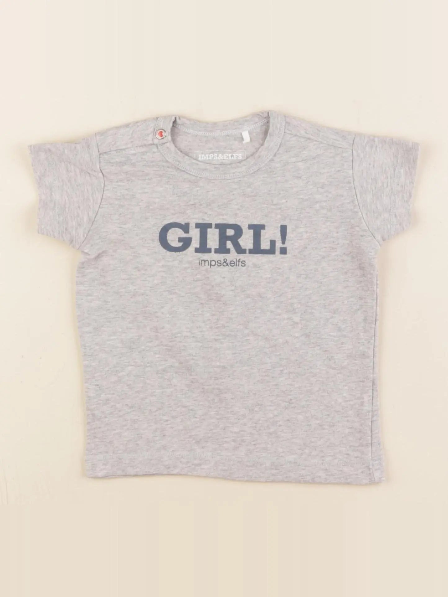 Imps & Elfs - tee-shirt gris - 12/18 mois
