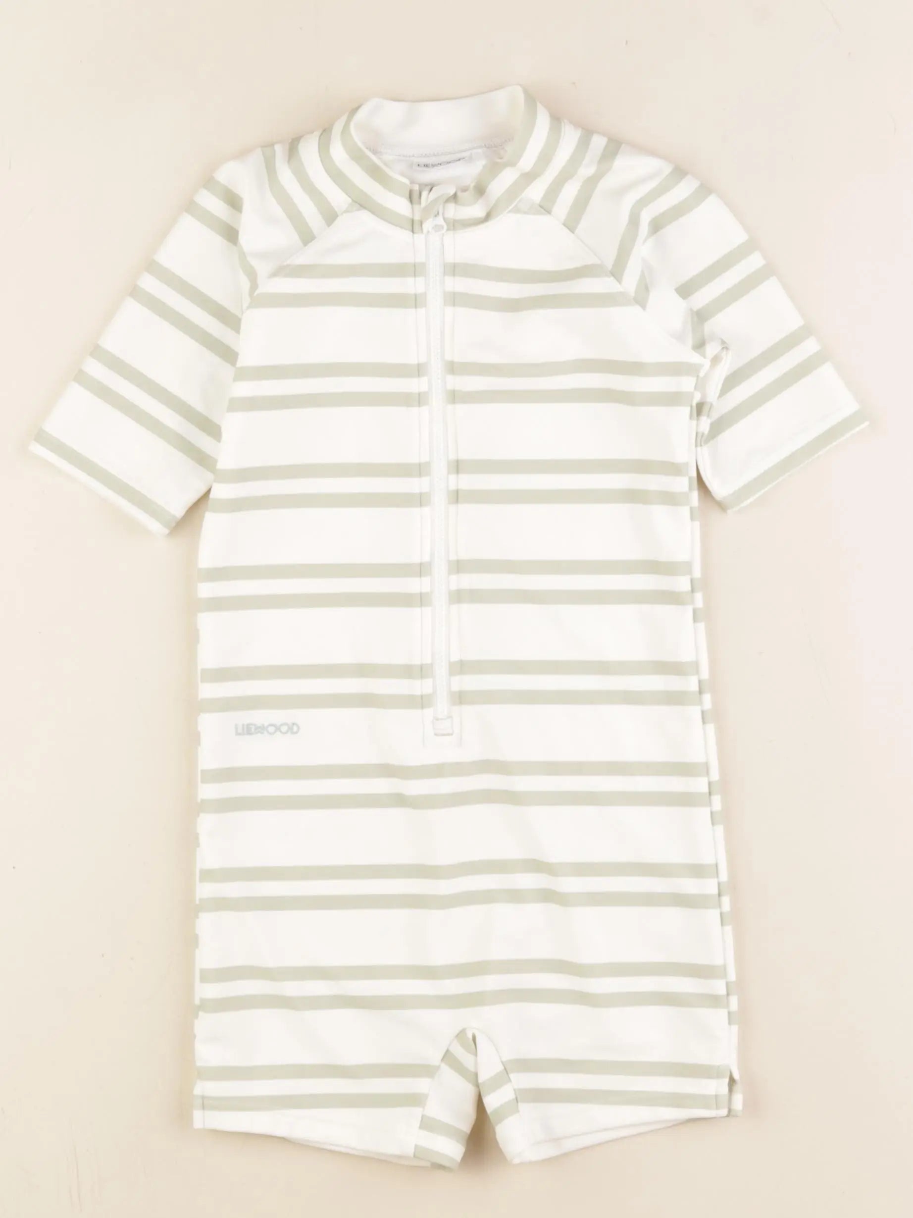 Liewood - combi de bain blanc, vert - 4/5 ans