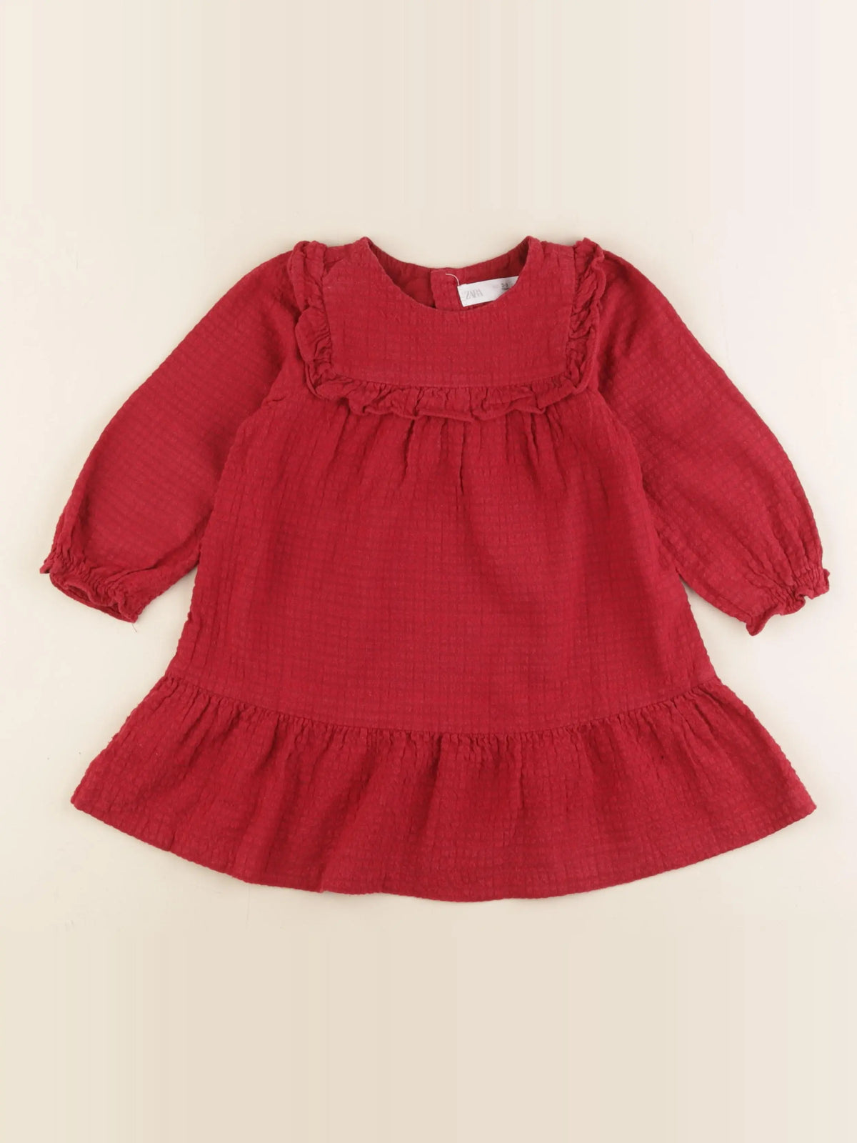 Zara - robe rouge - 2/3 ans