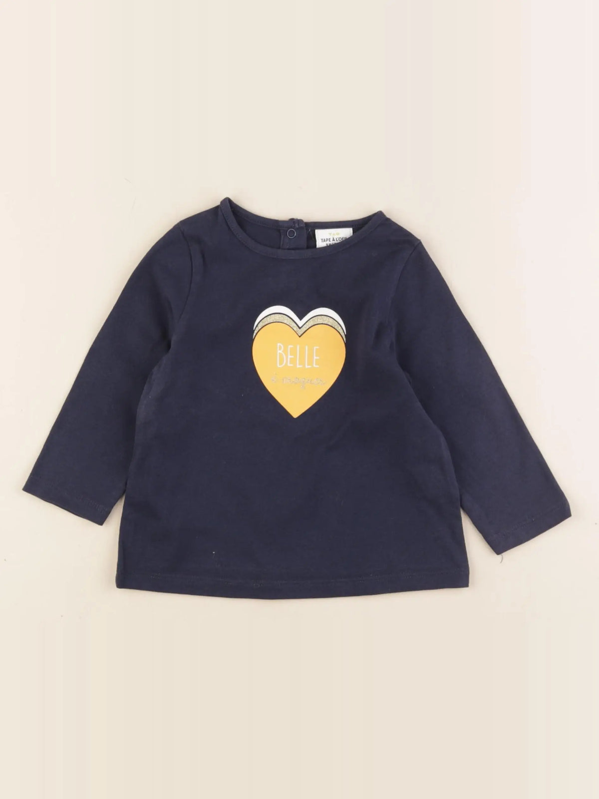 Tape à l'oeil - tee-shirt bleu - 9 mois