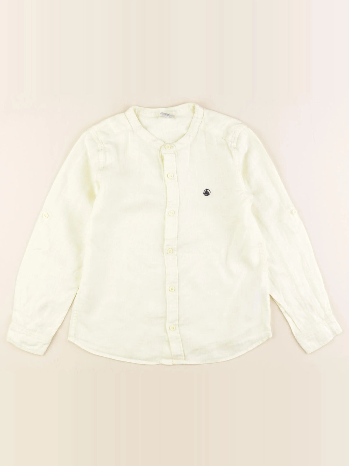 Petit Bateau - chemise jaune - 8 ans