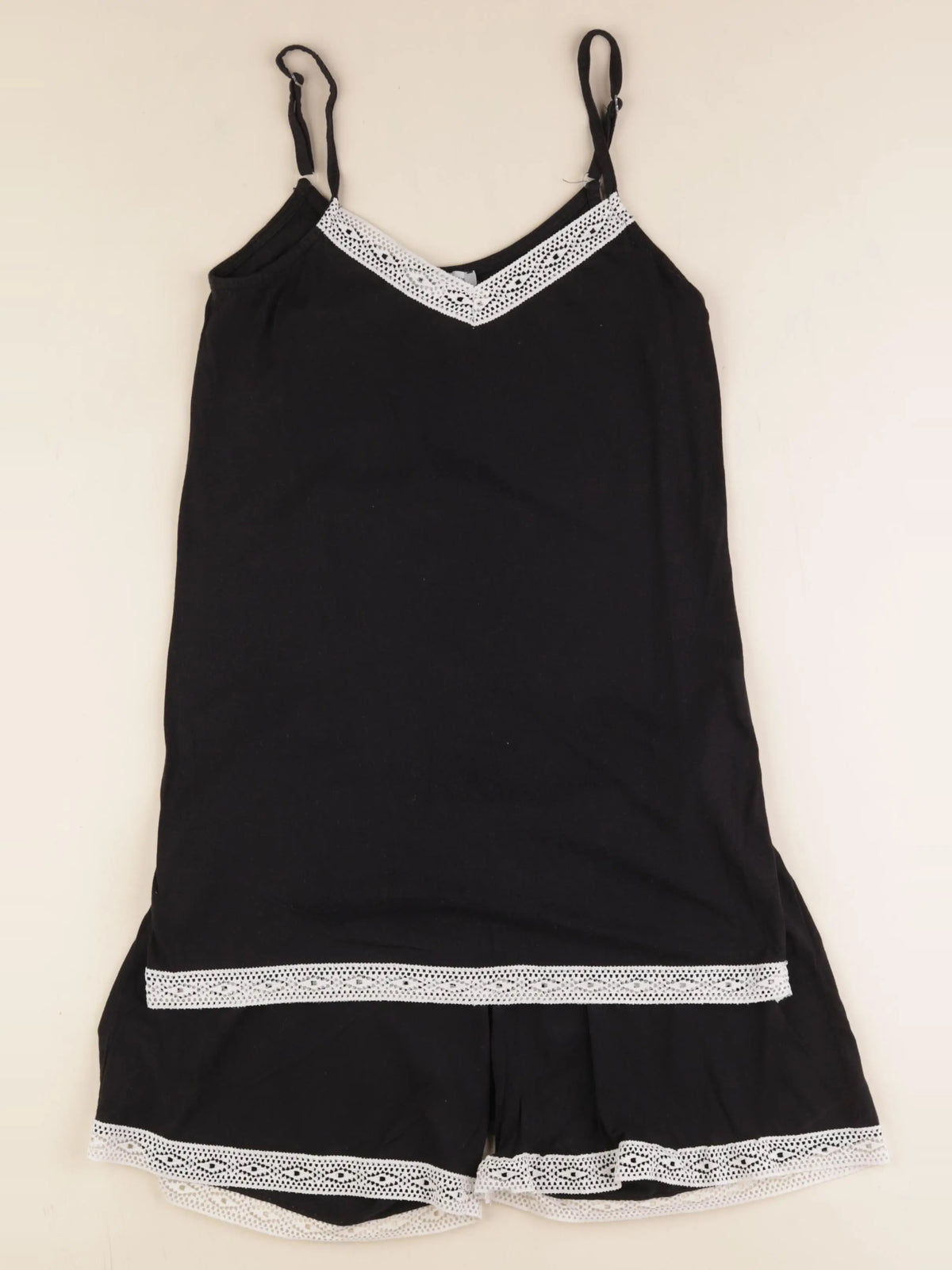 Envie de fraise - pyjama grossesse coton noir - 34 à 36