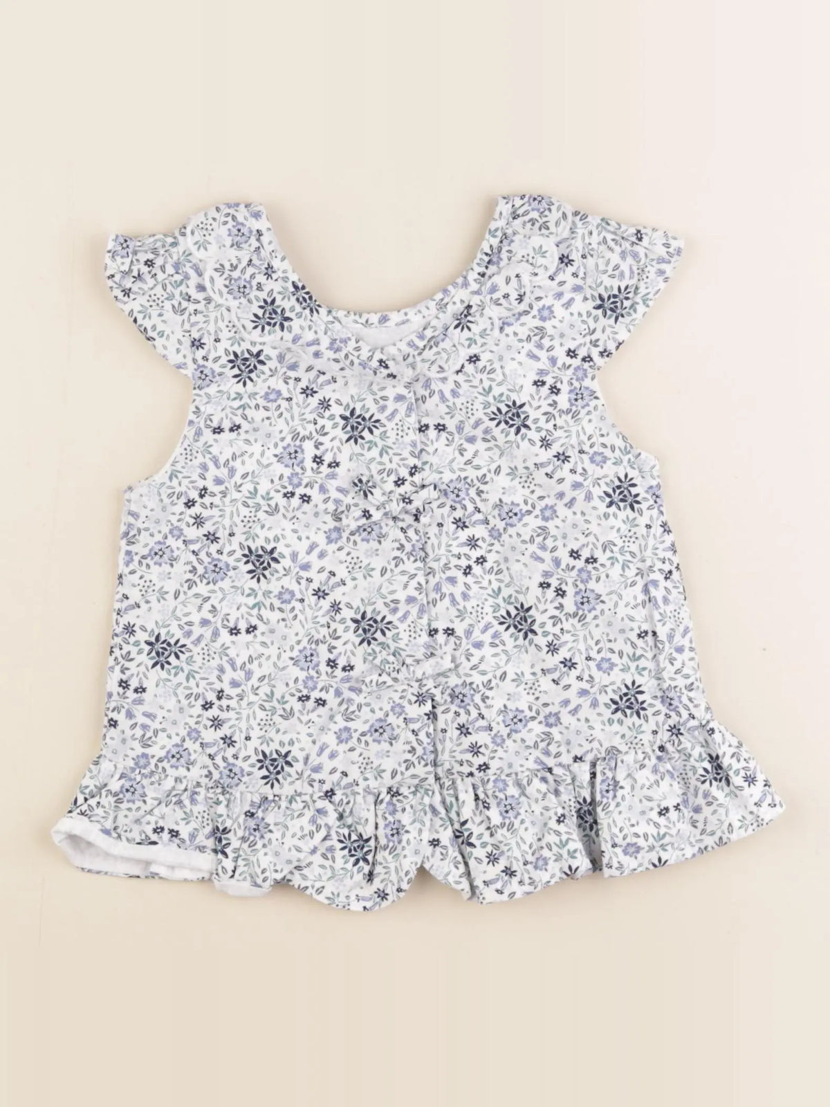 Vertbaudet - blouse bleu - 18 mois