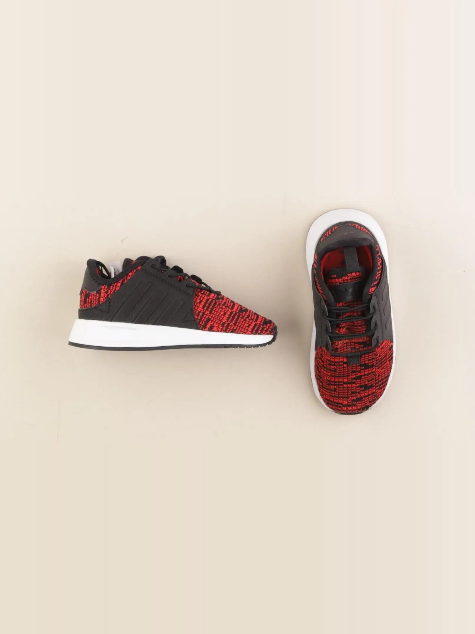 Adidas - baskets noir, rouge - pointure 25