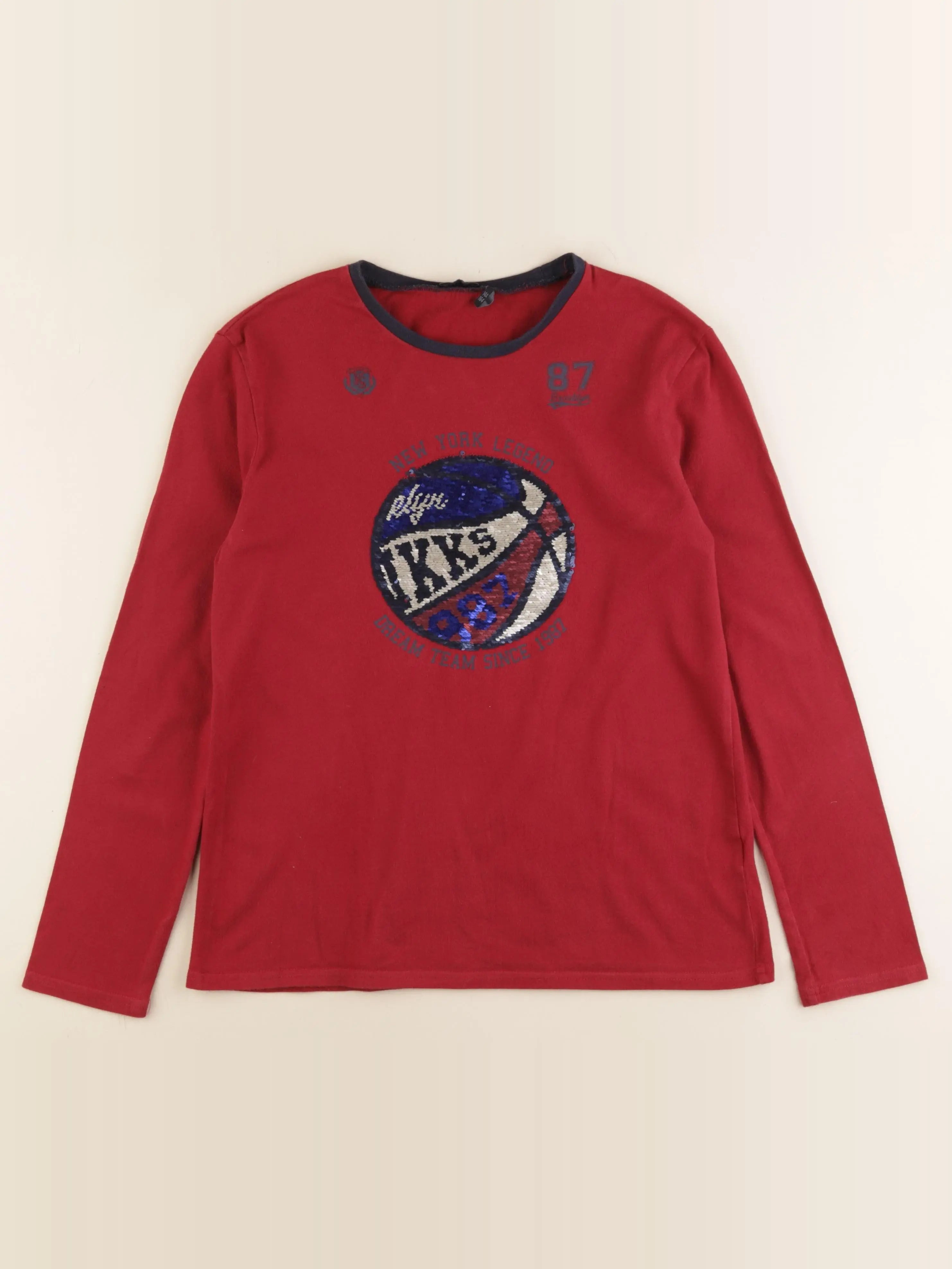IKKS - tee-shirt rouge - 14 ans