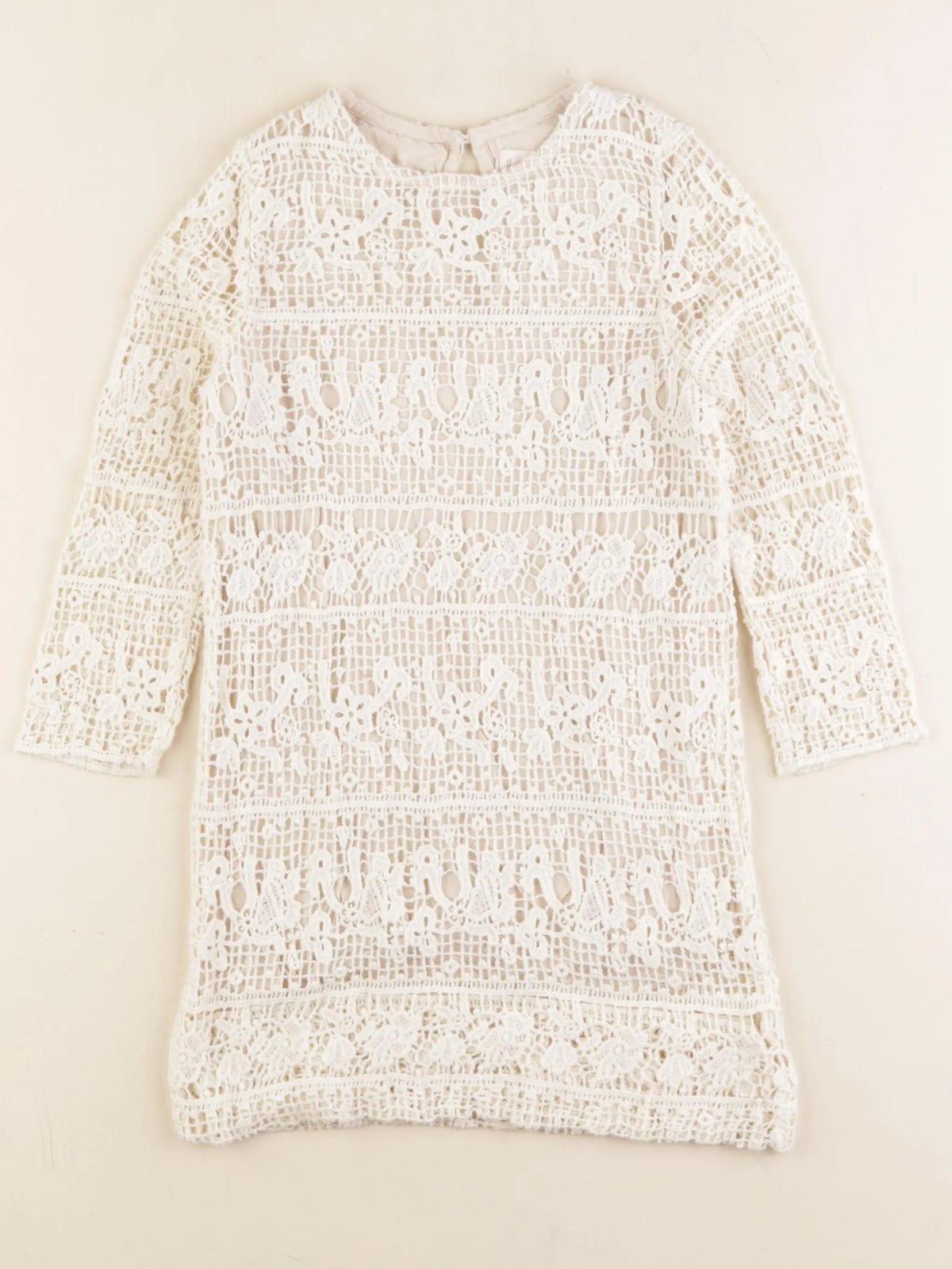 Mango - robe beige - 5/6 ans