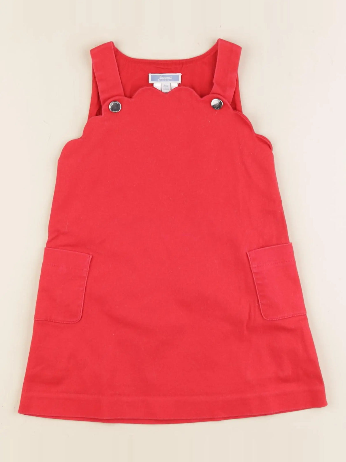 Jacadi - robe rouge - 24 mois