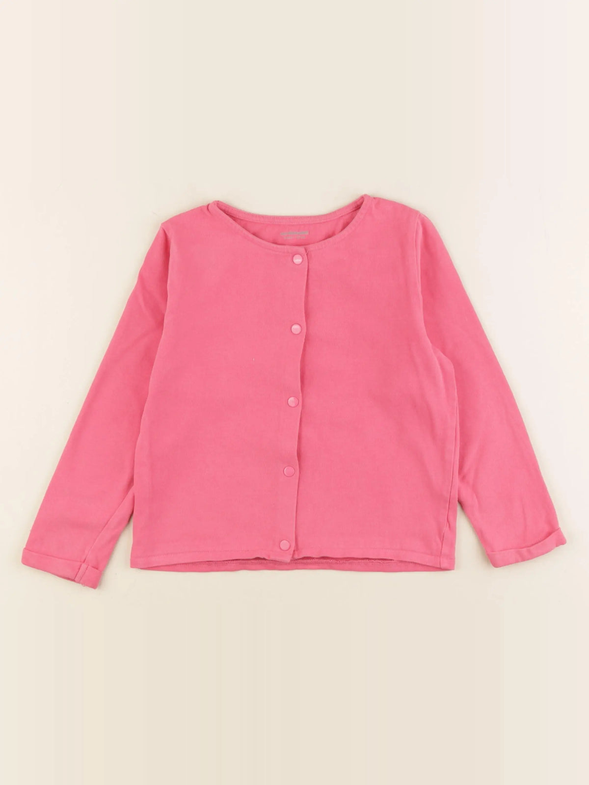 Vertbaudet - gilet rose - 6 ans