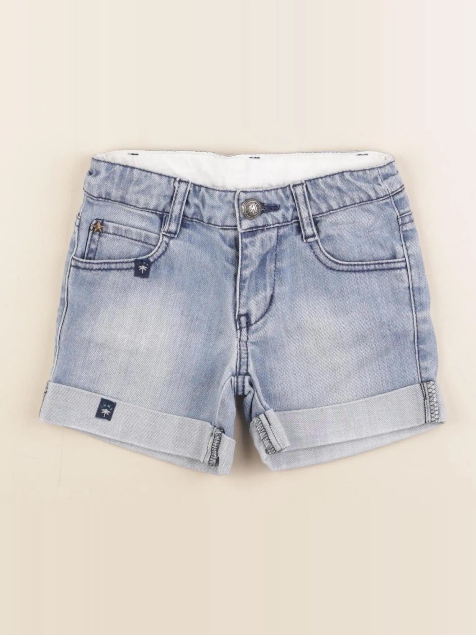 IKKS - short bleu - 4 ans