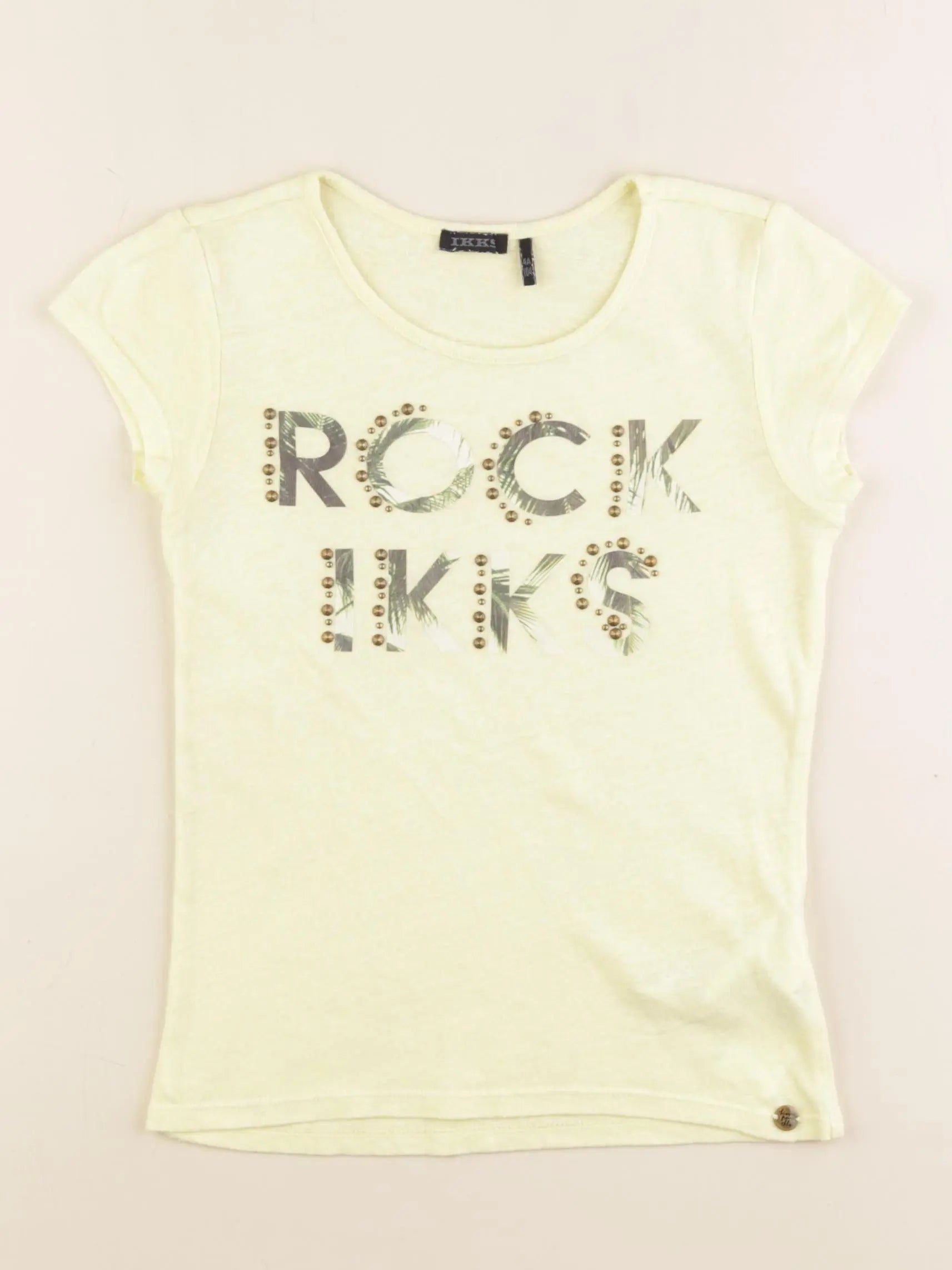 IKKS - tee-shirt jaune - 4 ans