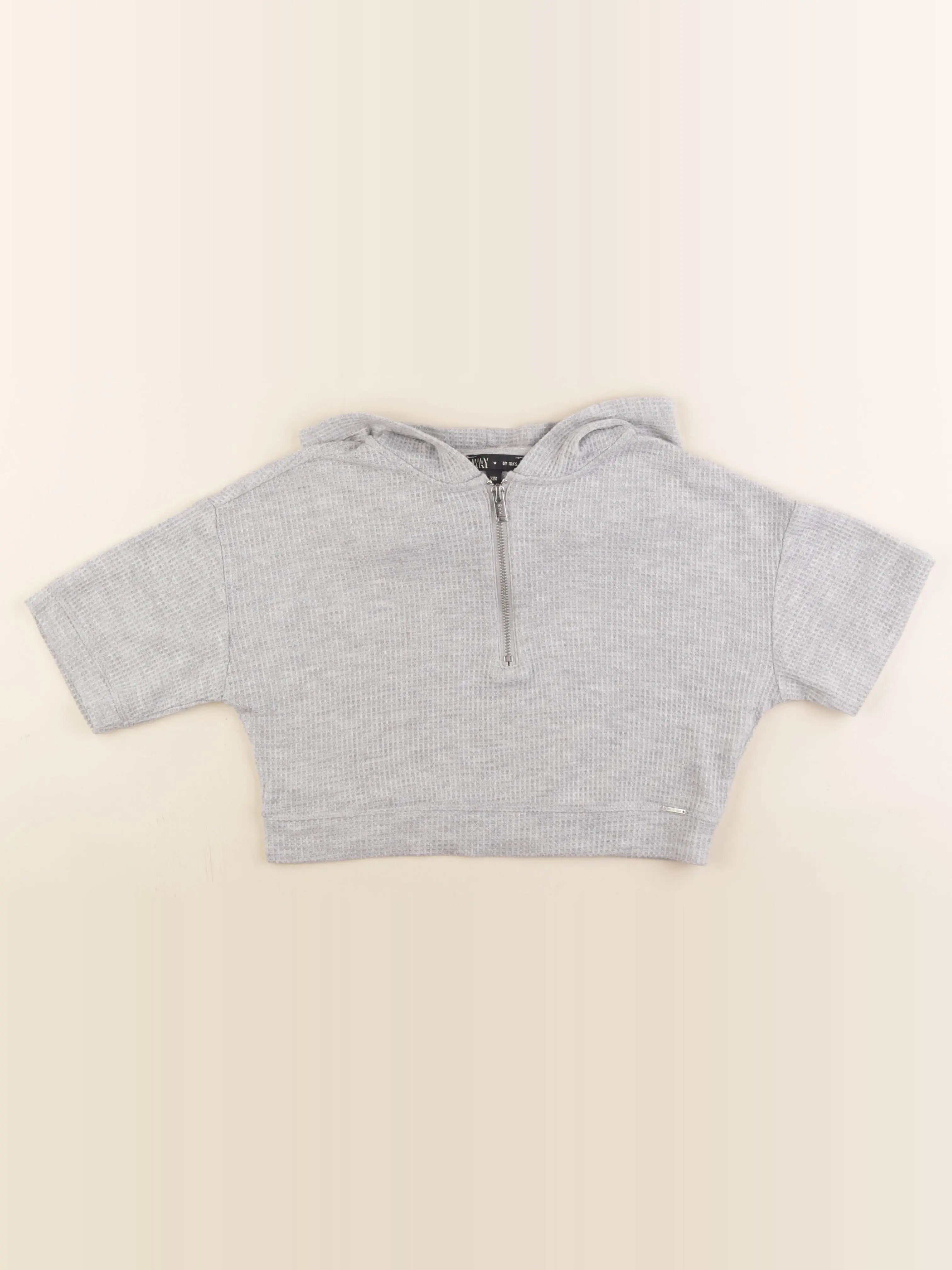 IKKS - sweat gris - 10 ans