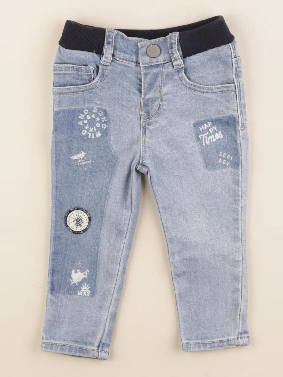 IKKS - jean bleu - 12 mois