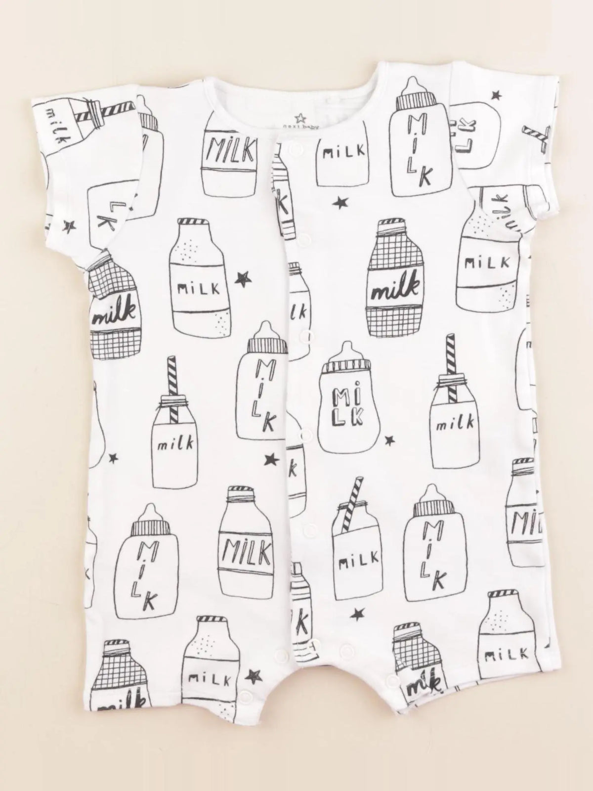 Next - combinaison noir, blanc - 9/12 mois