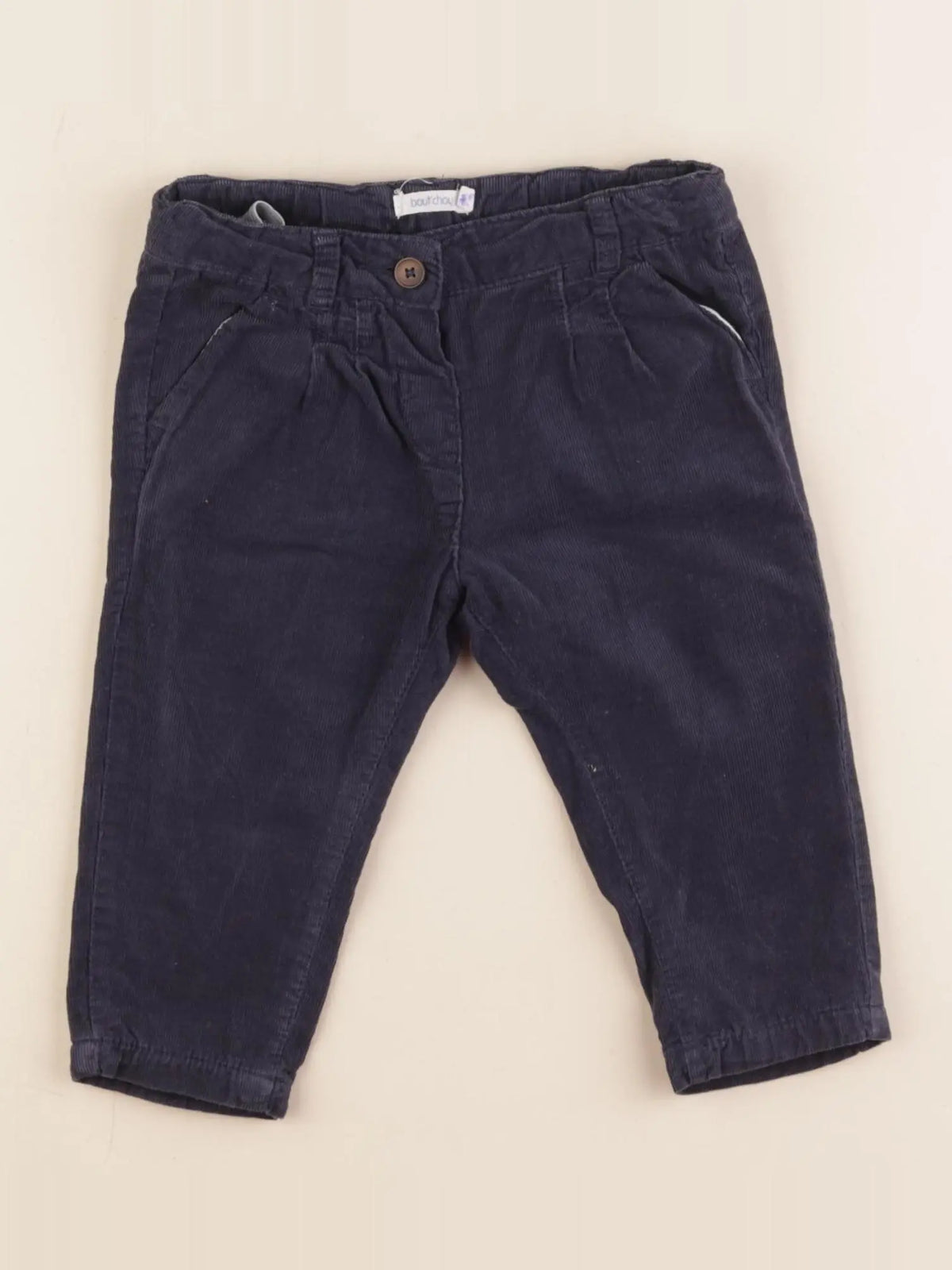 Boutchou - pantalon bleu - 6 mois