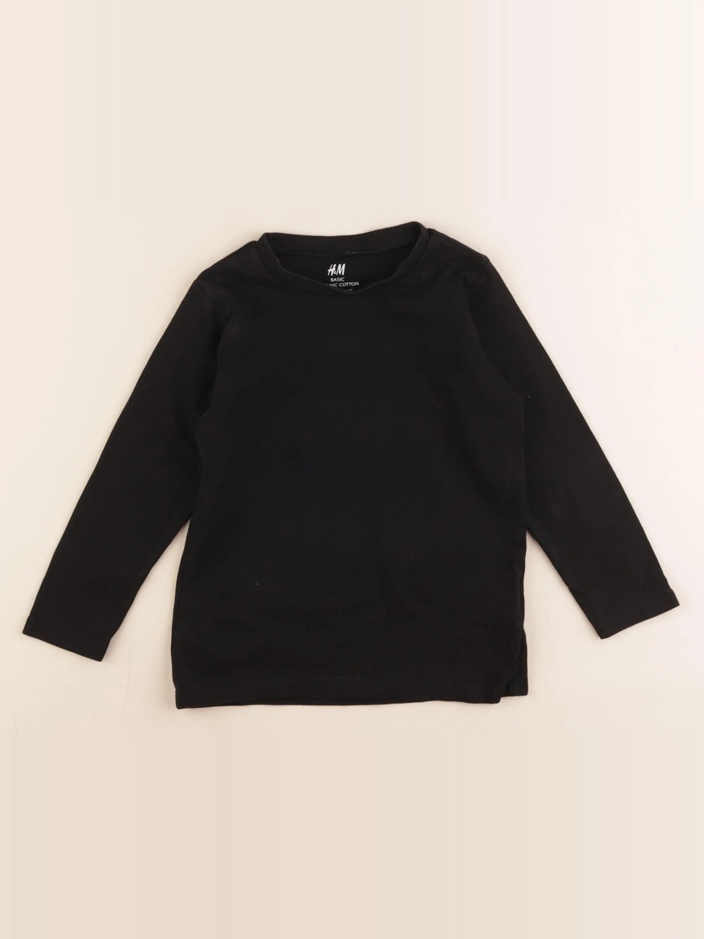 H&M - tee-shirt noir - 18/24 mois