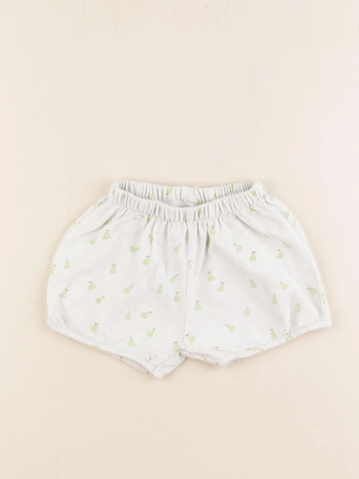 Zara - bloomer blanc, vert - 6/9 mois