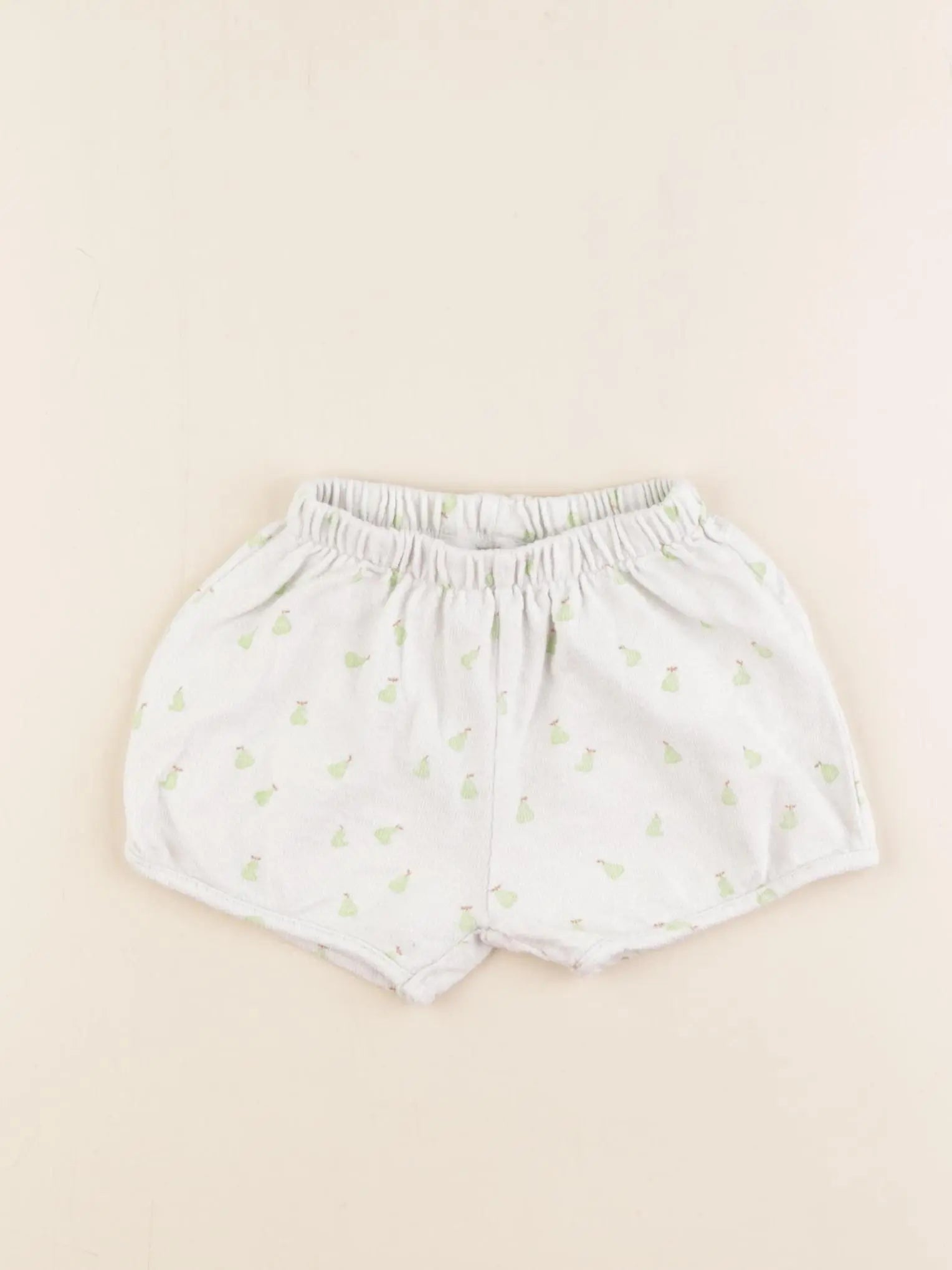 Zara - bloomer blanc, vert - 6/9 mois
