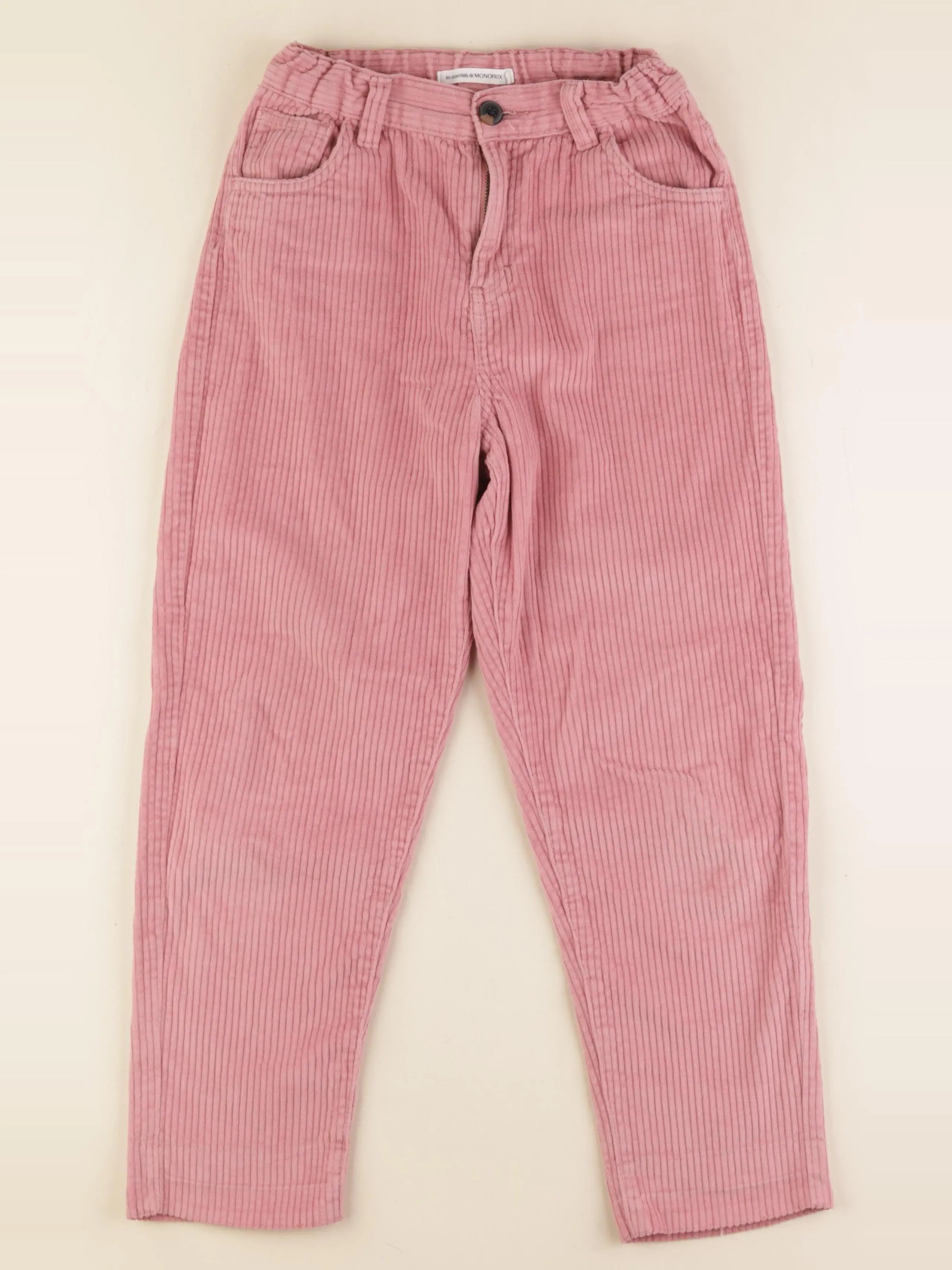 Monoprix - pantalon rose - 10 ans