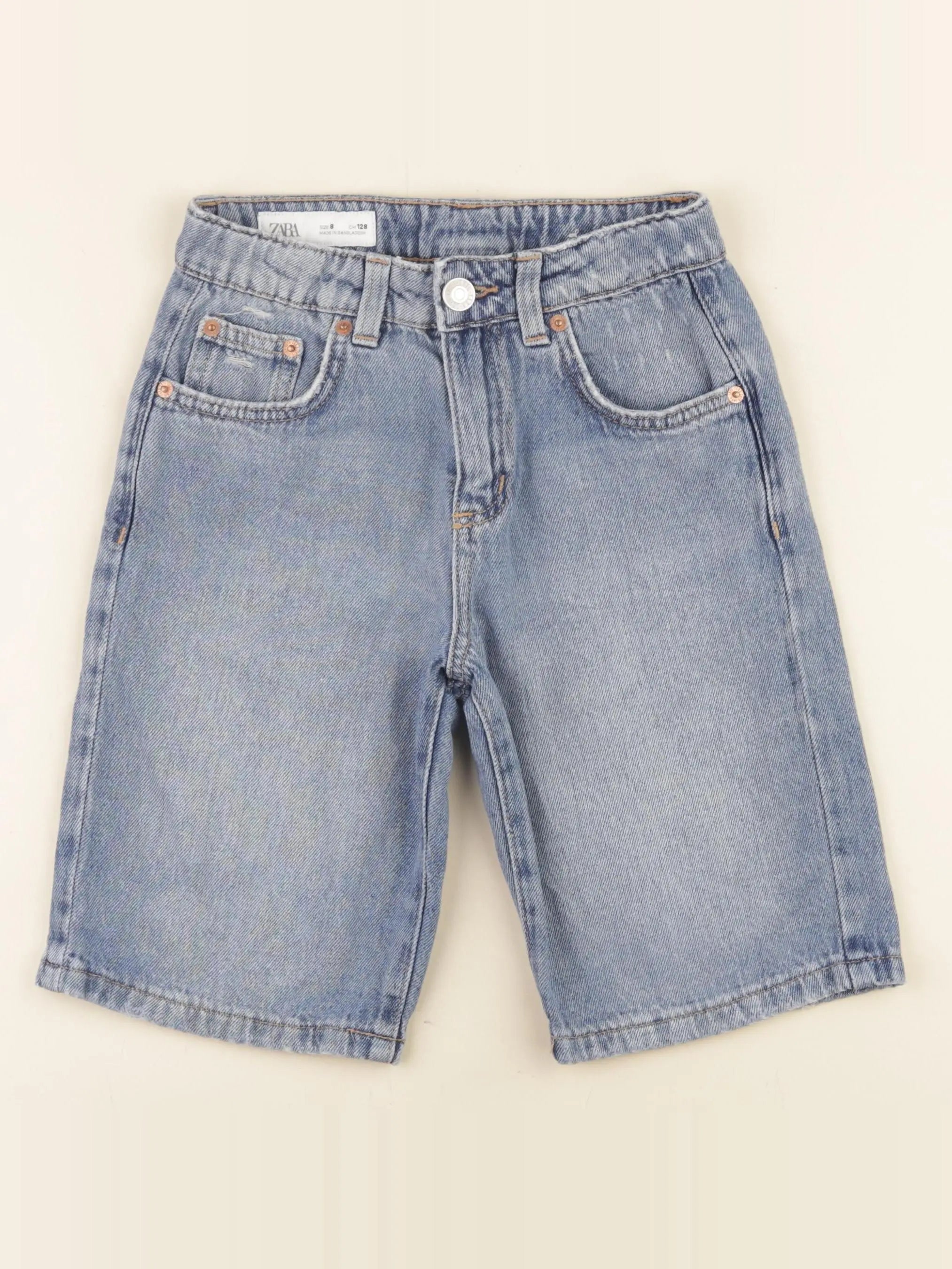 Zara - short bleu - 8 ans