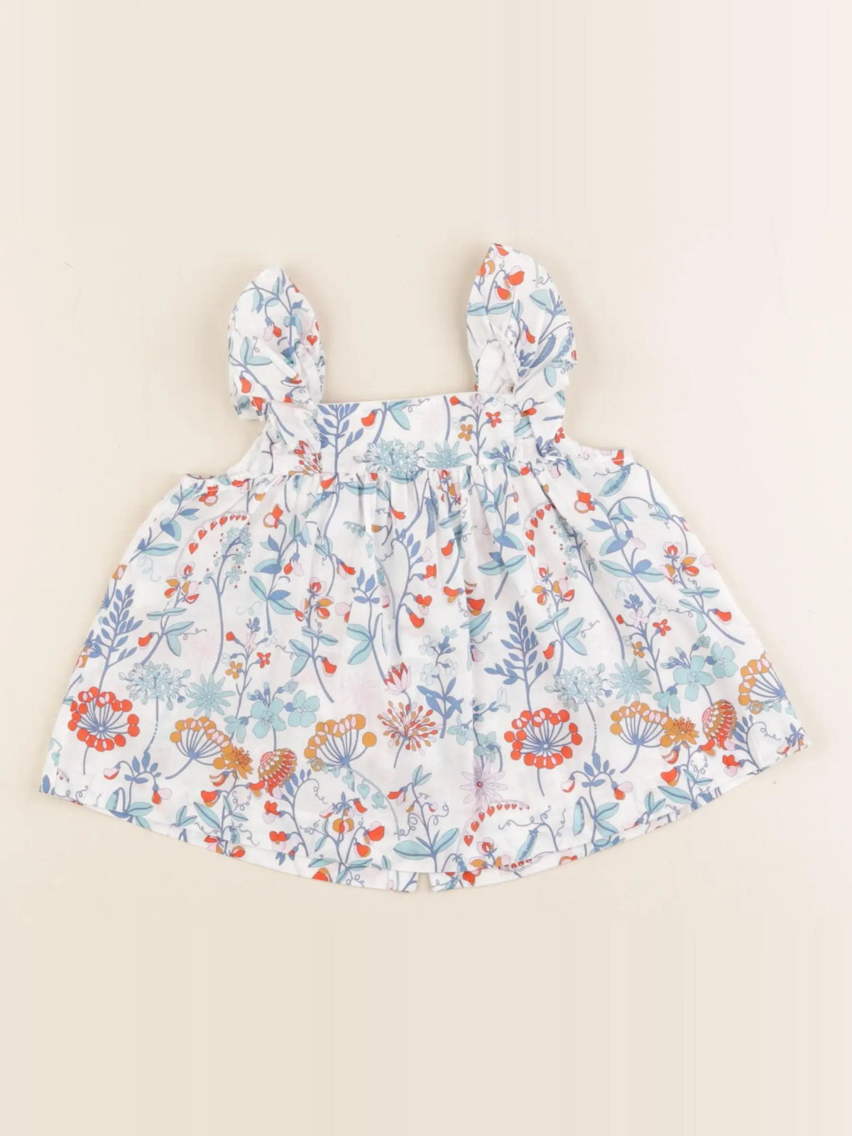 Jacadi - blouse liberty multicolore - 6 mois