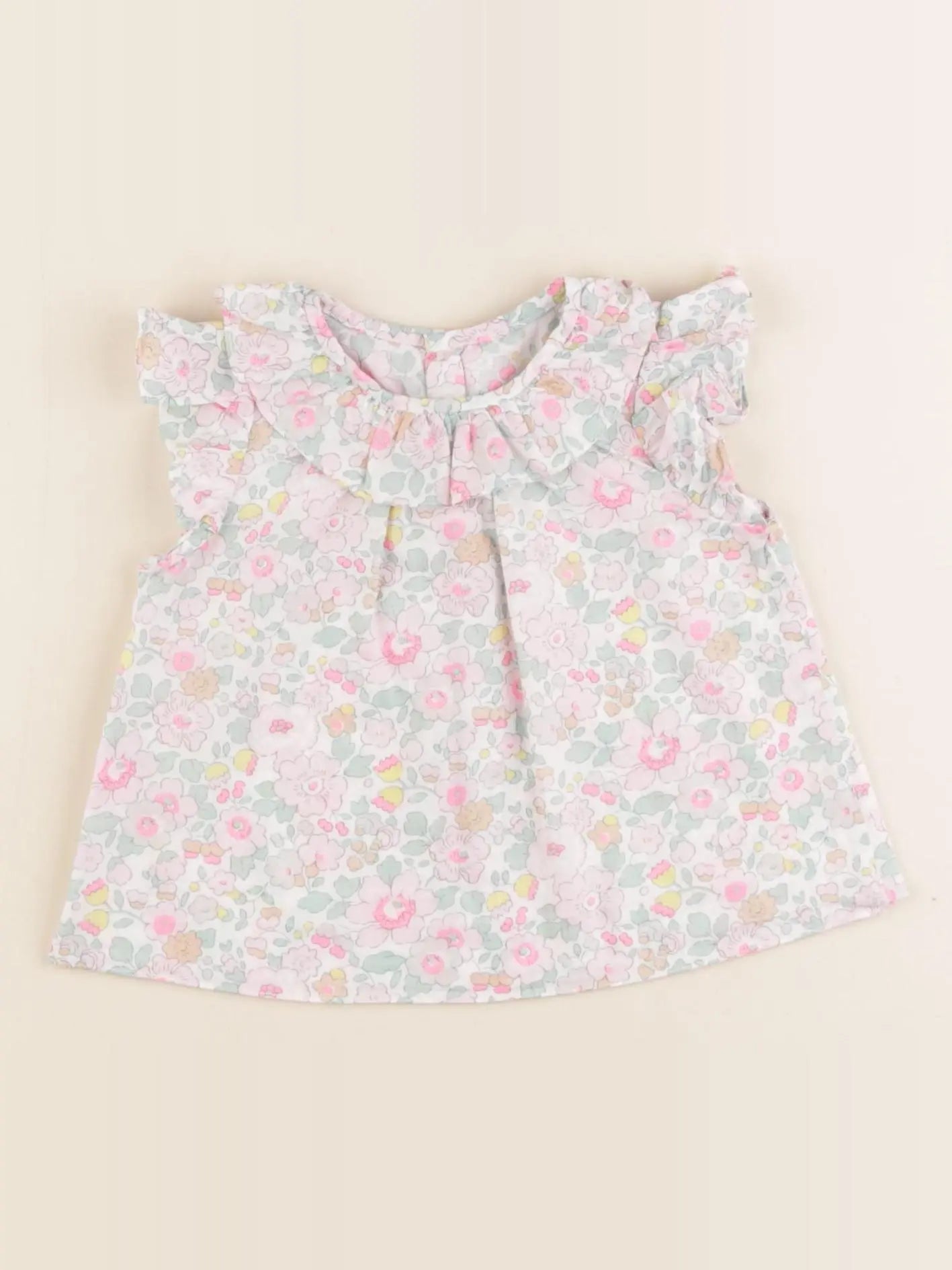 Jacadi - blouse liberty multicolore - 6 mois