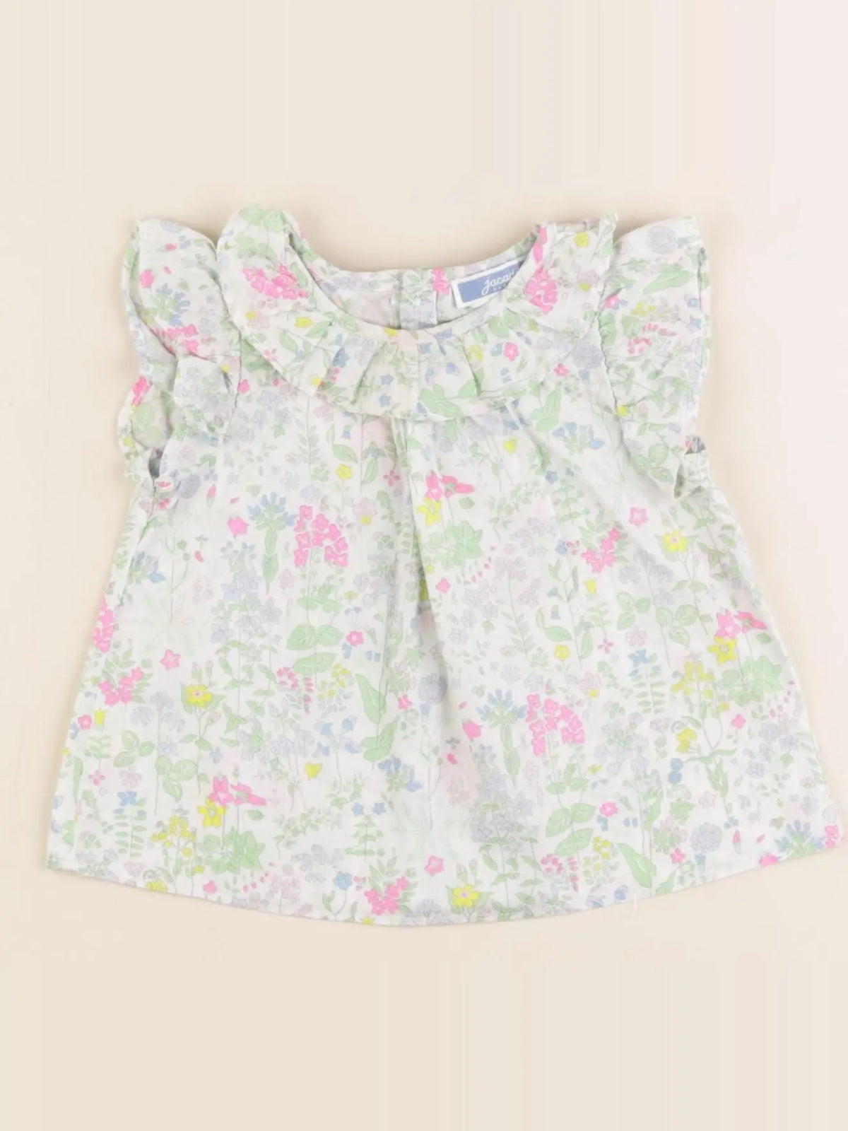 Jacadi - blouse liberty multicolore - 6 mois