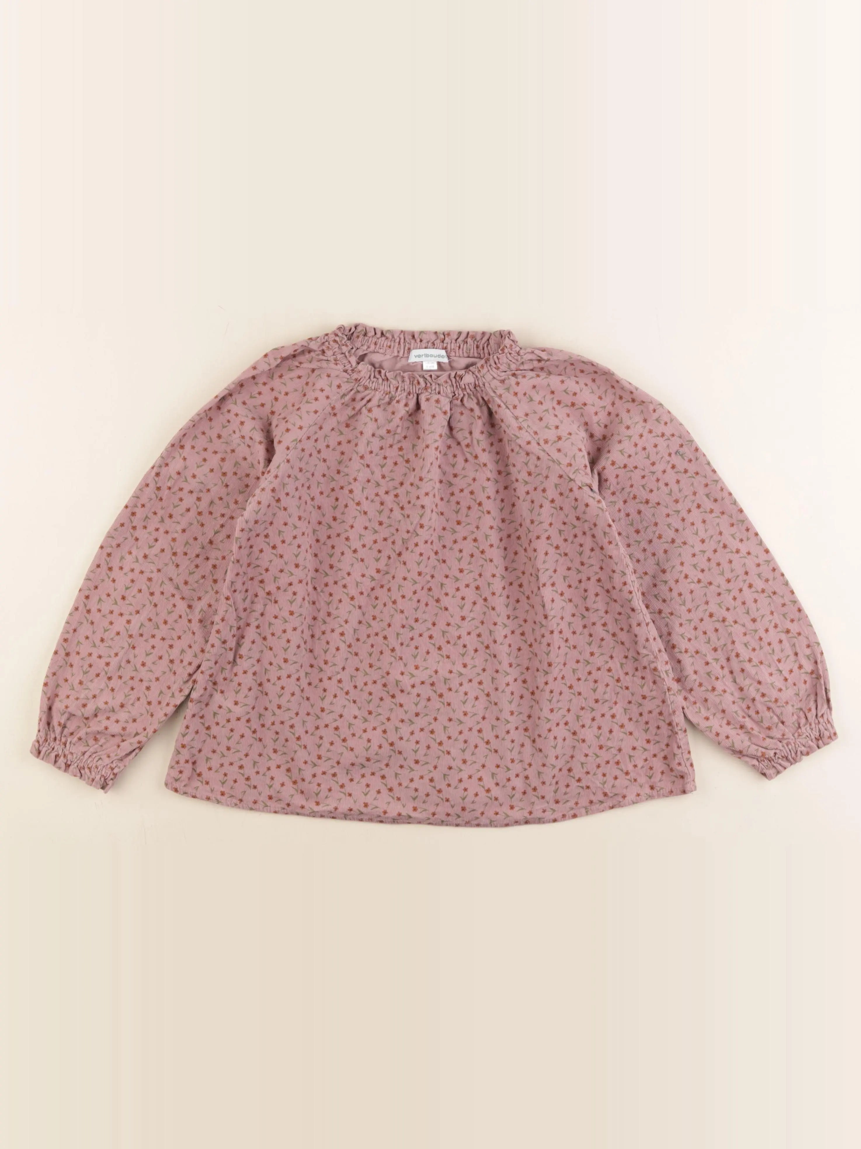 Vertbaudet - blouse violet - 8 ans