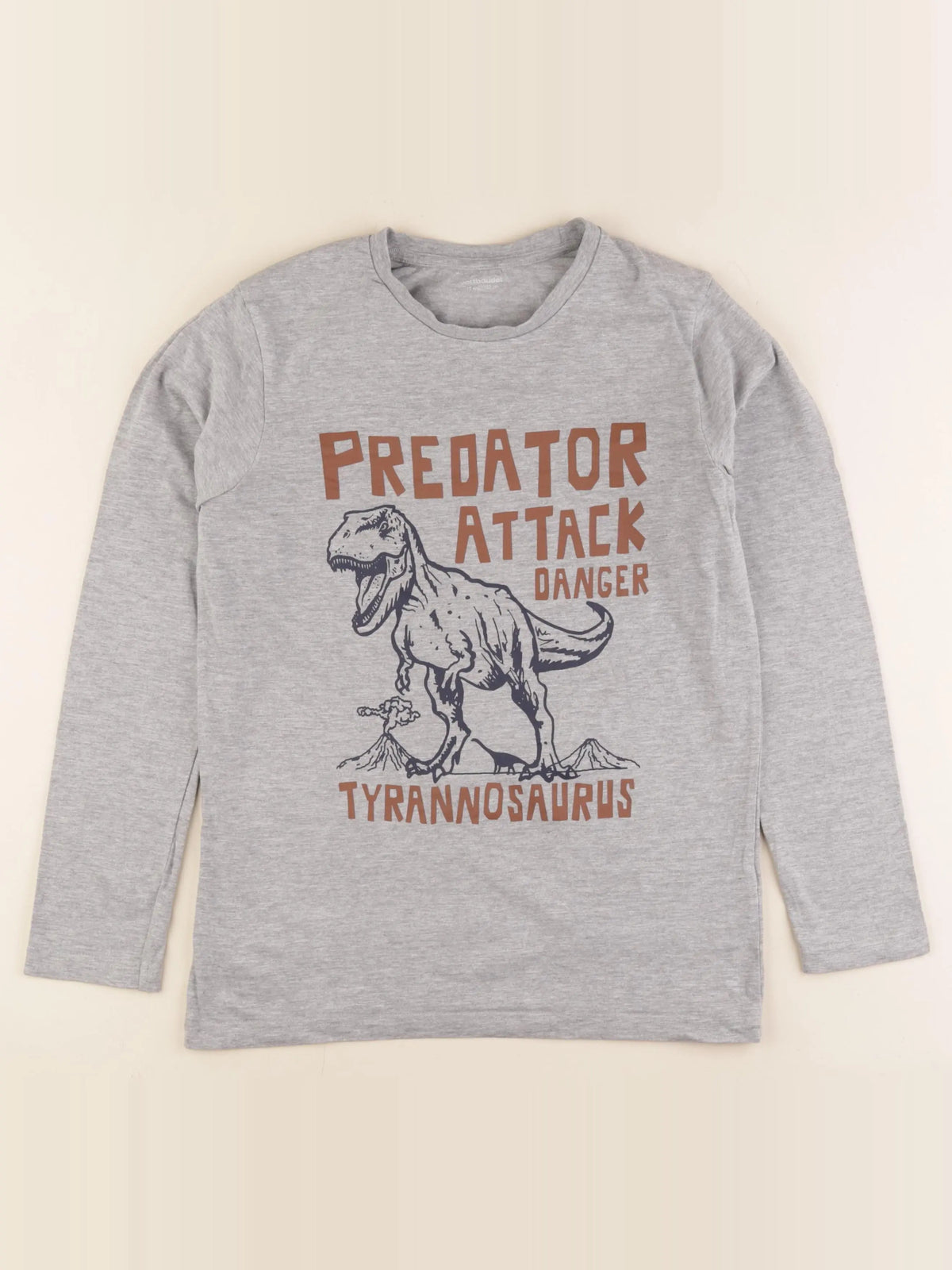 Vertbaudet - tee-shirt gris - 12 ans