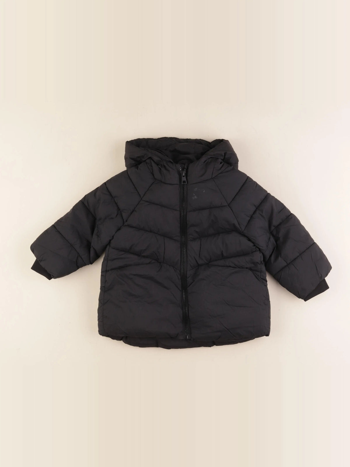Zara - doudoune noir - 18/24 mois