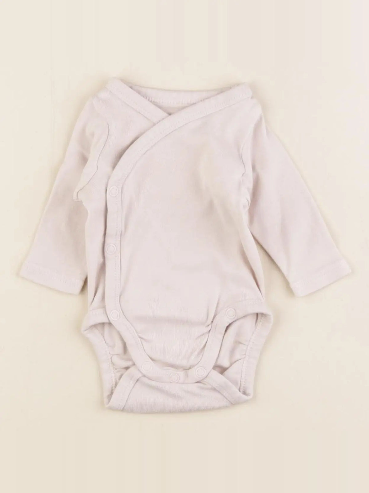 H&M - body gris - 0/1 mois