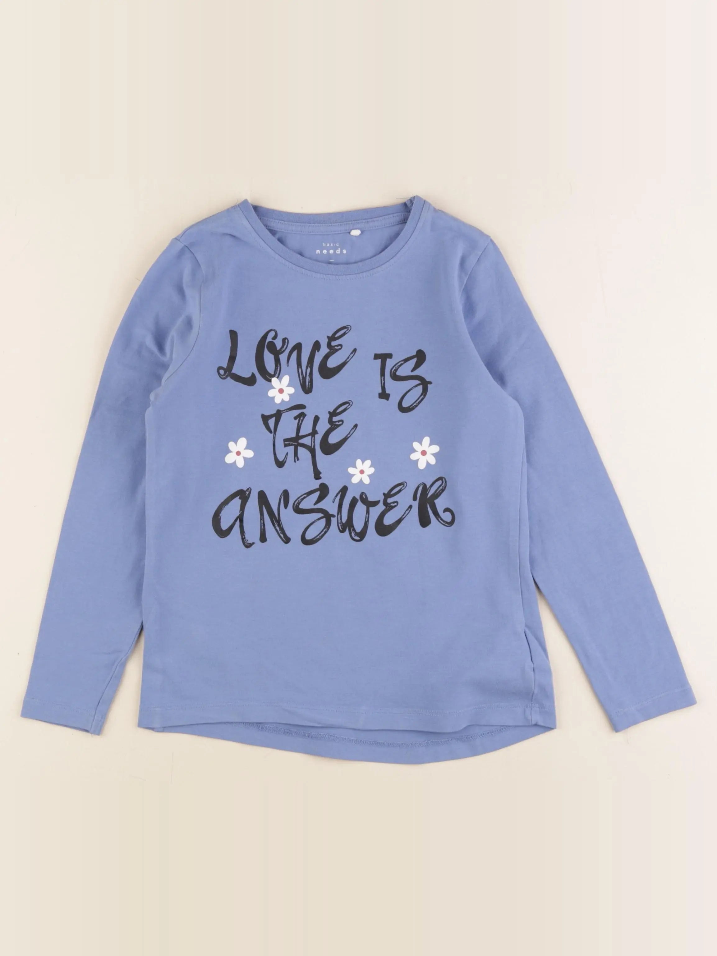 Name it - tee-shirt bleu - 7/8 ans