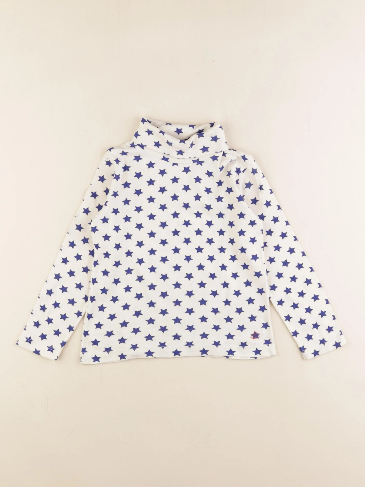 Petit Bateau - sous-pull blanc - 5 ans