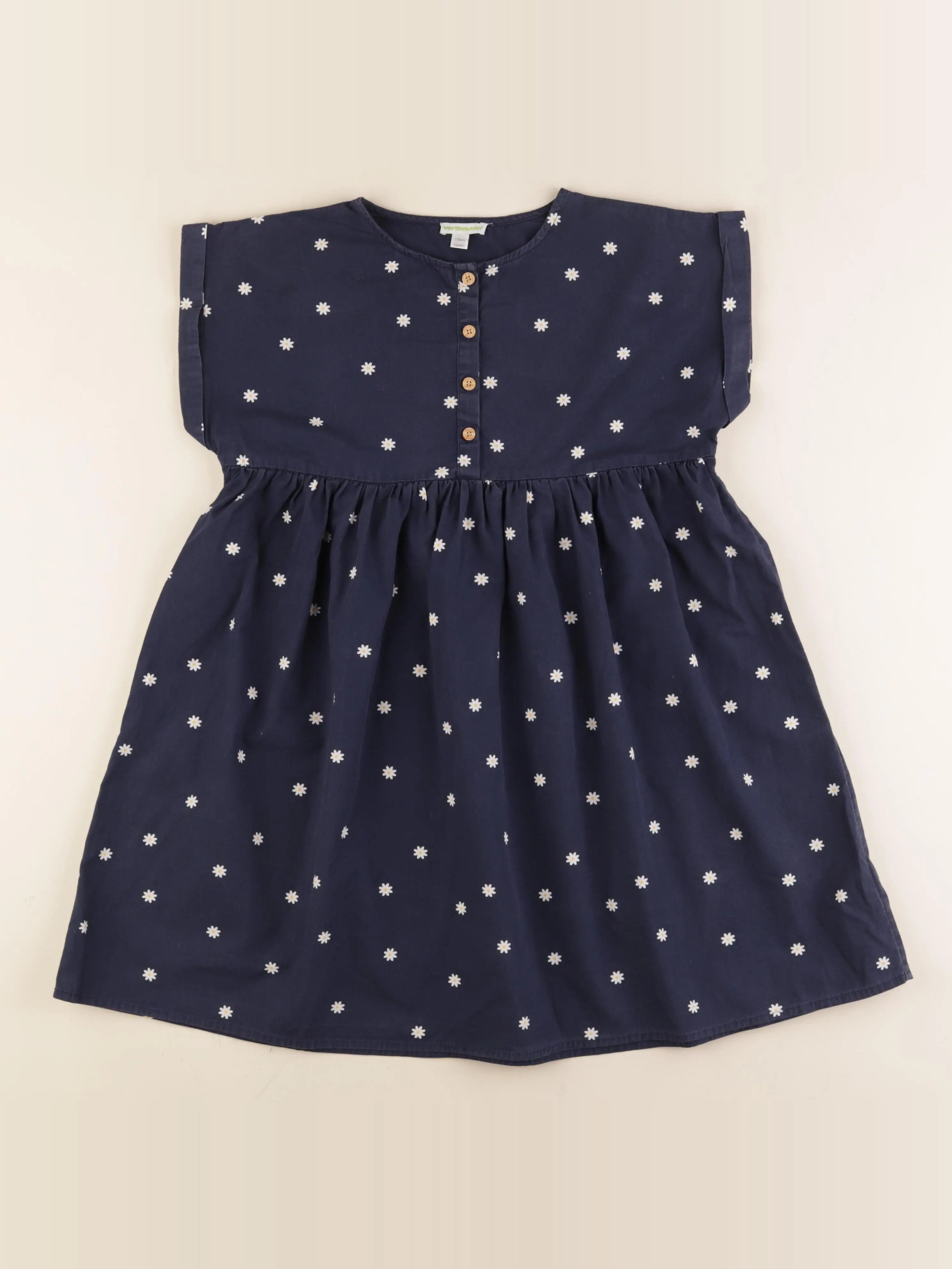 Vertbaudet - robe bleu - 10 ans