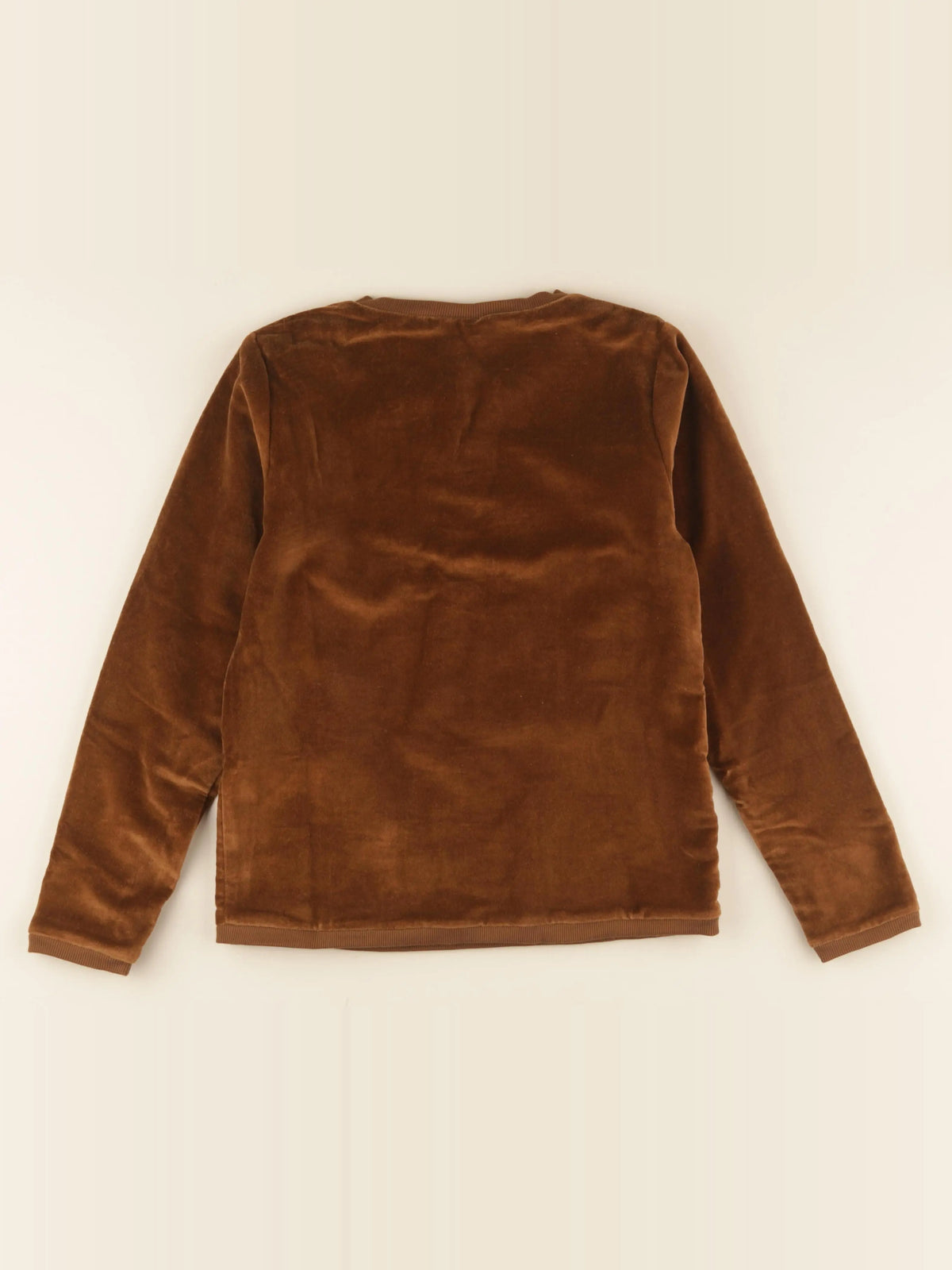 Pull Ferdinand velours cacao