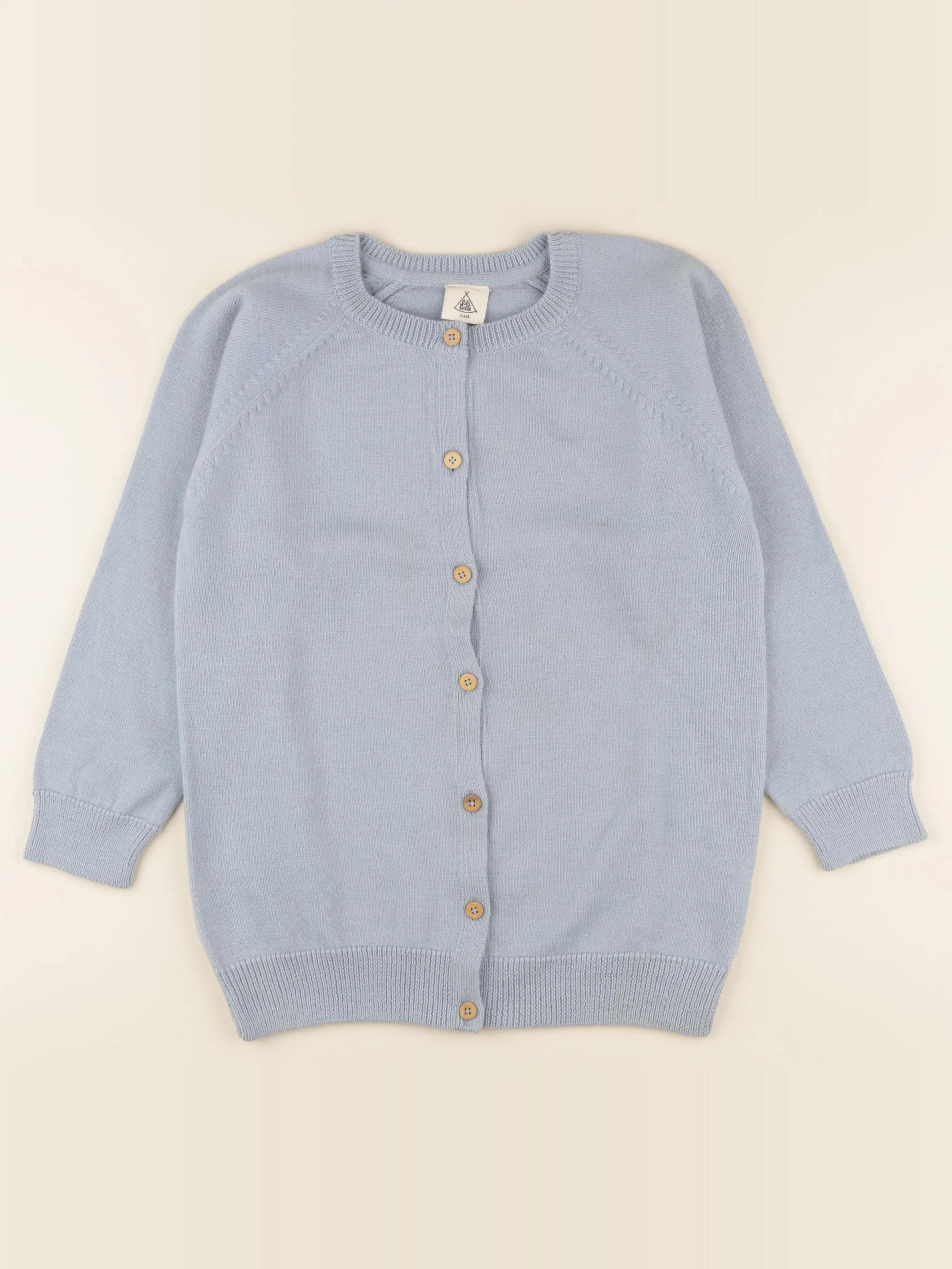 Gilet Victorien bleu chiné