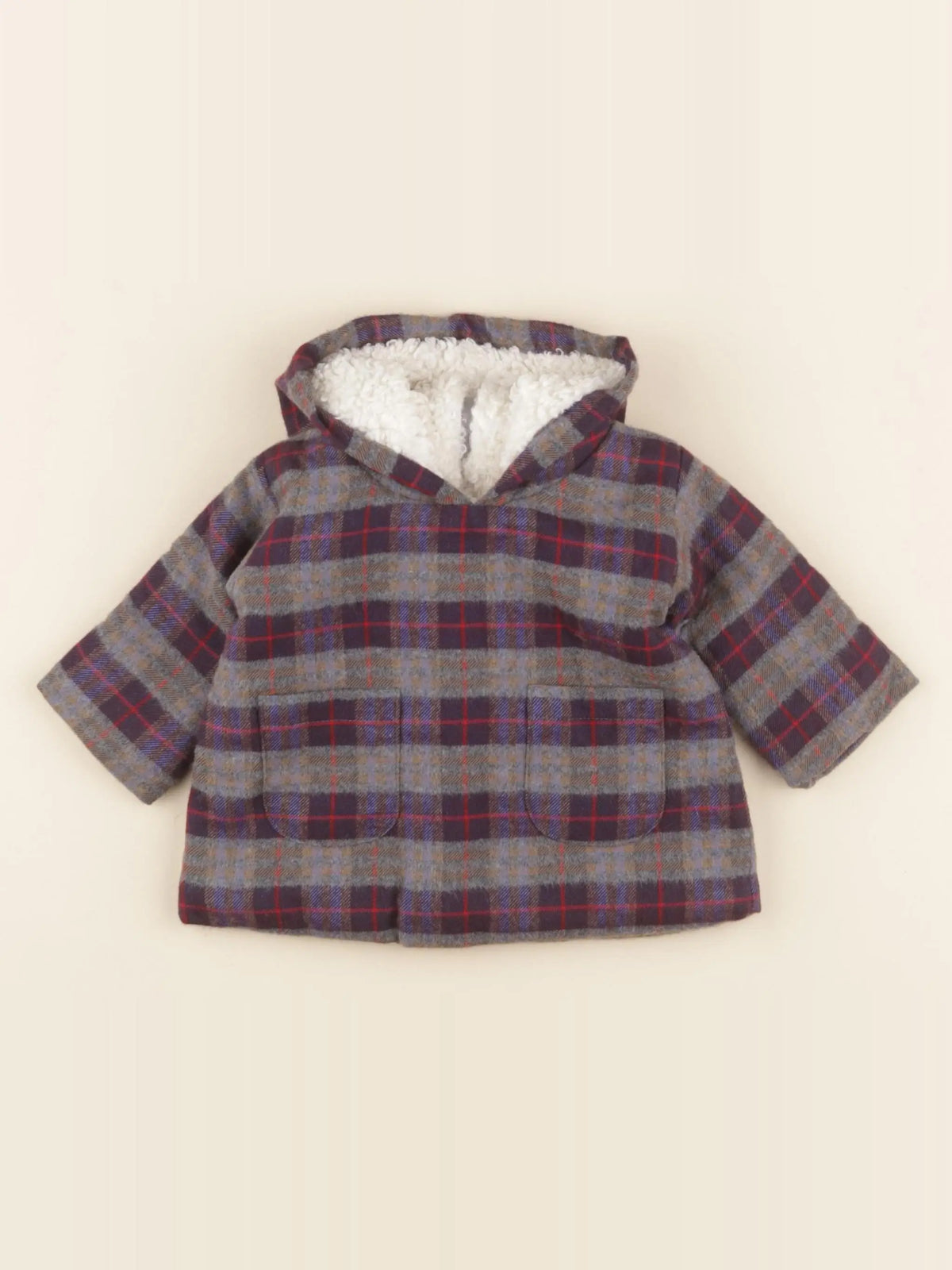 Burnou Anatole tartan