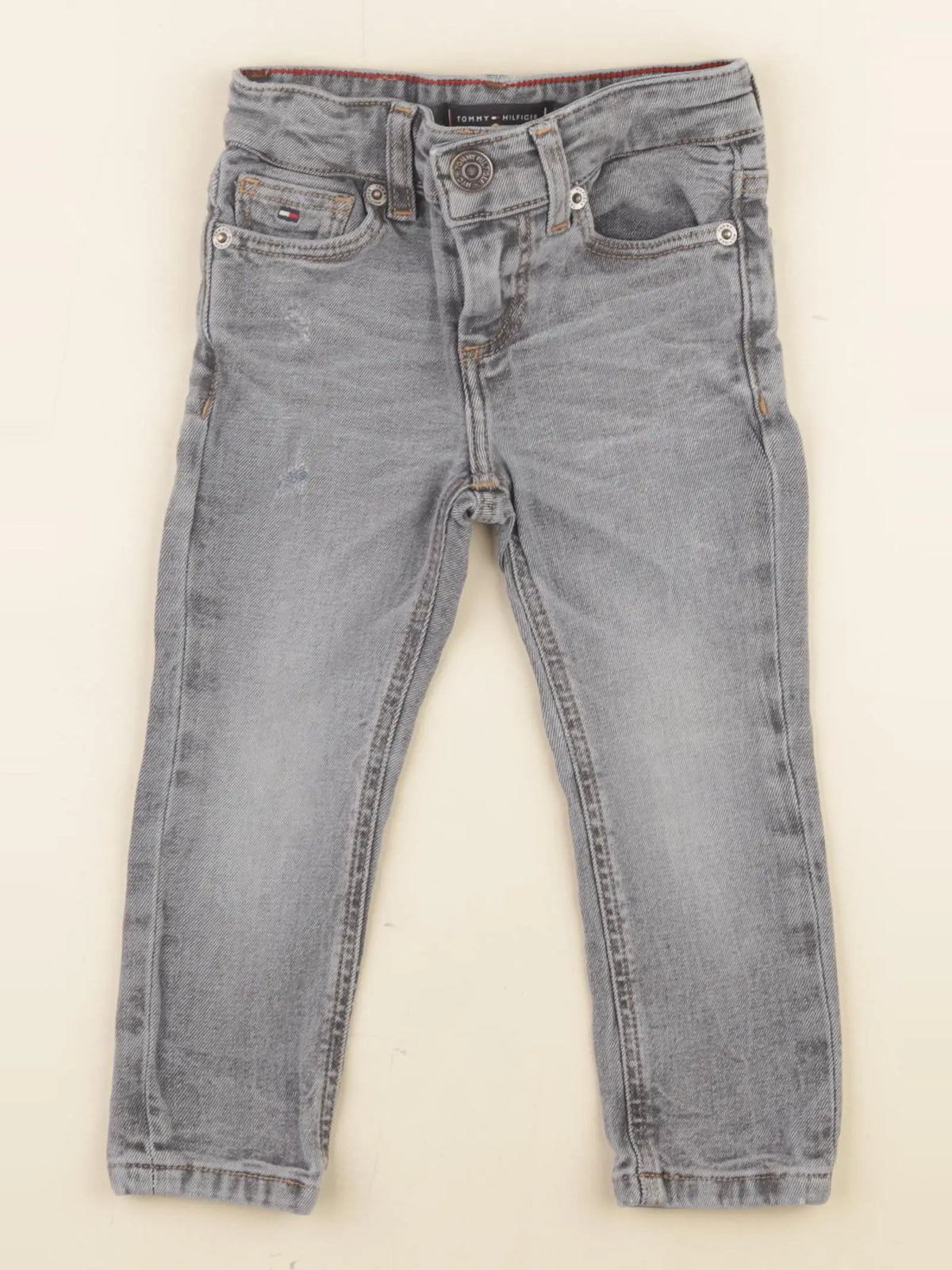 Tommy Hilfiger - jean gris - 12/18 mois