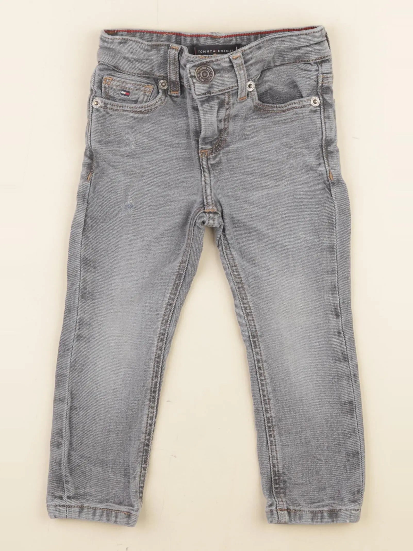 Tommy Hilfiger - jean gris - 12/18 mois