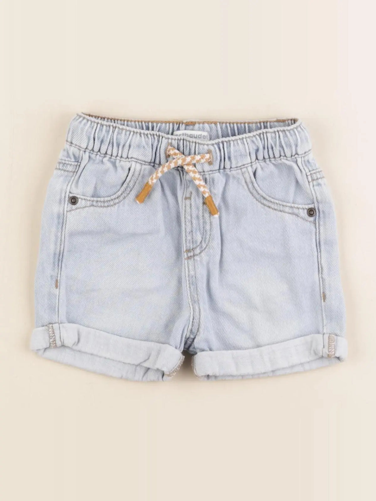 Vertbaudet - short bleu - 12 mois