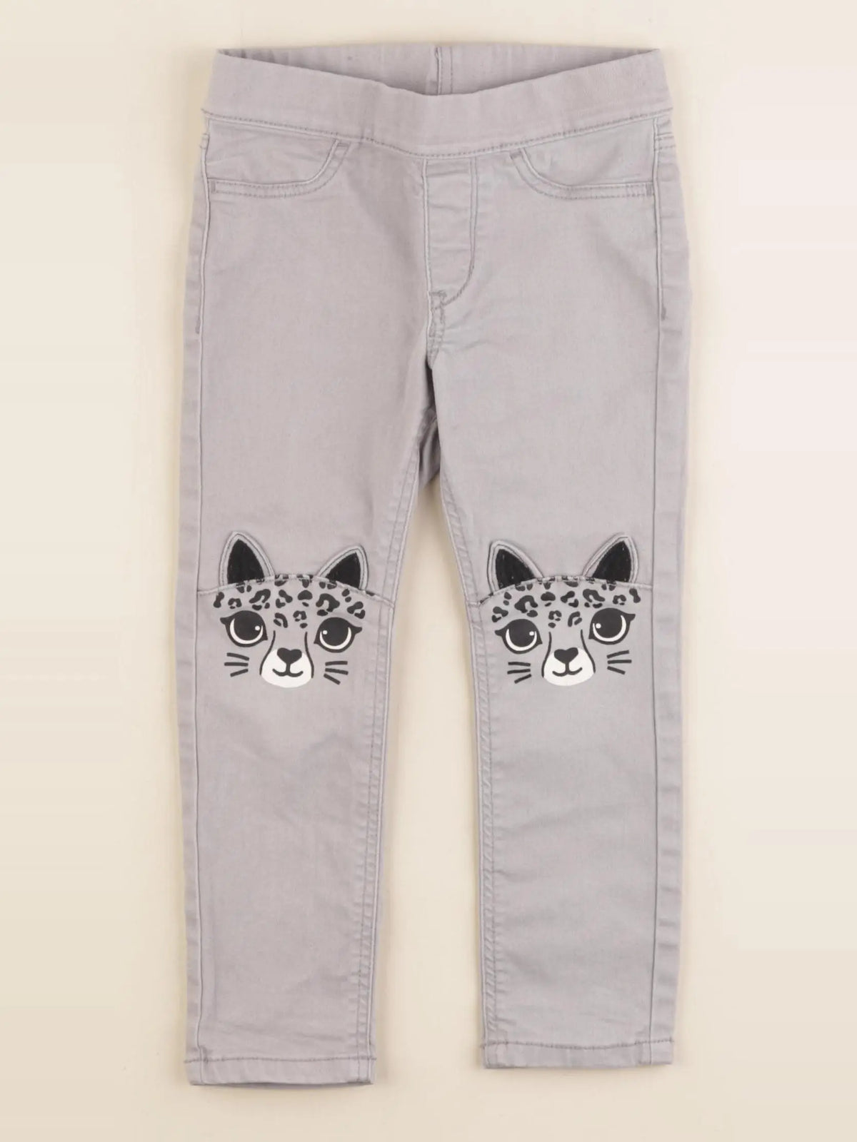 H&M - jegging gris - 18/24 mois