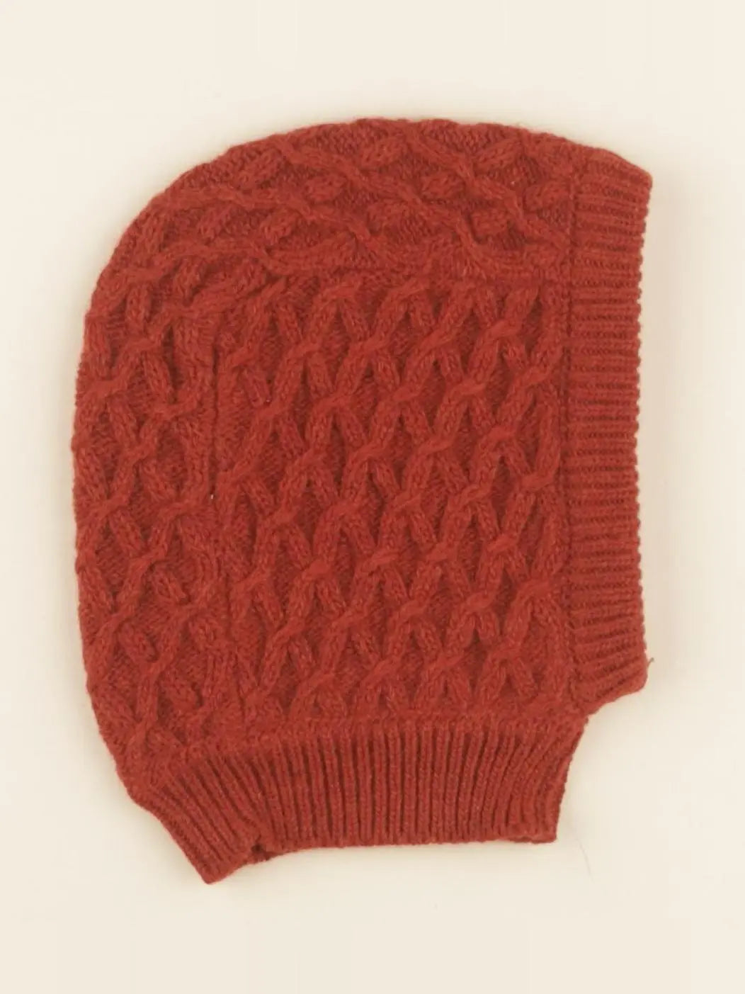 Cagoule Eliott tricot chataigne