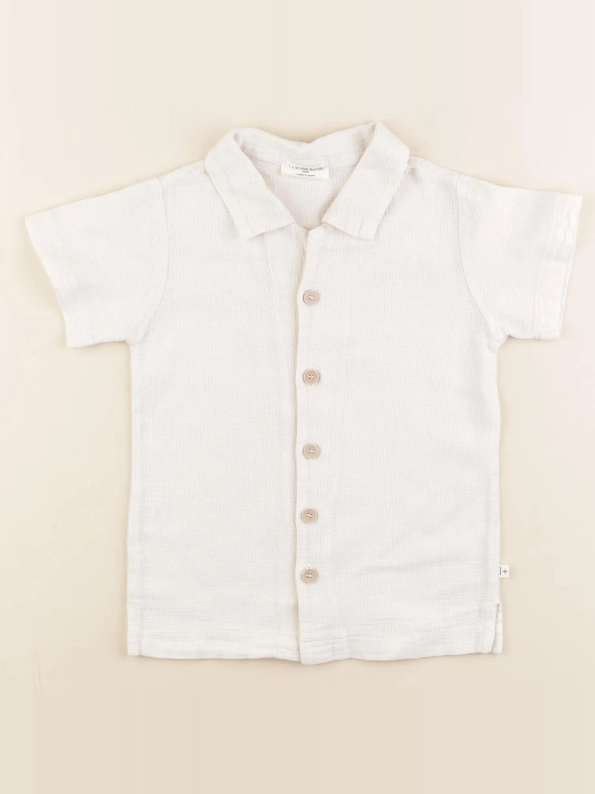 1+ In the family - chemise blanc - 36 mois