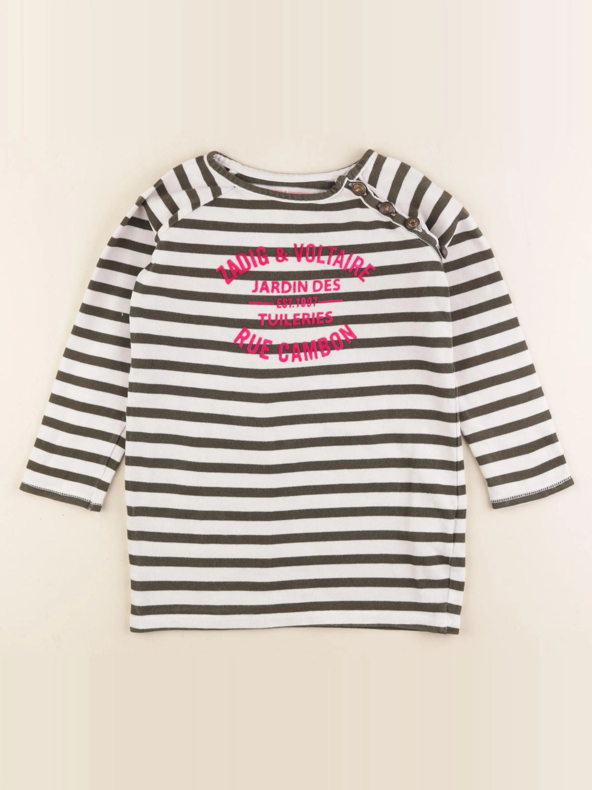 Zadig & Voltaire - robe gris - 5 ans