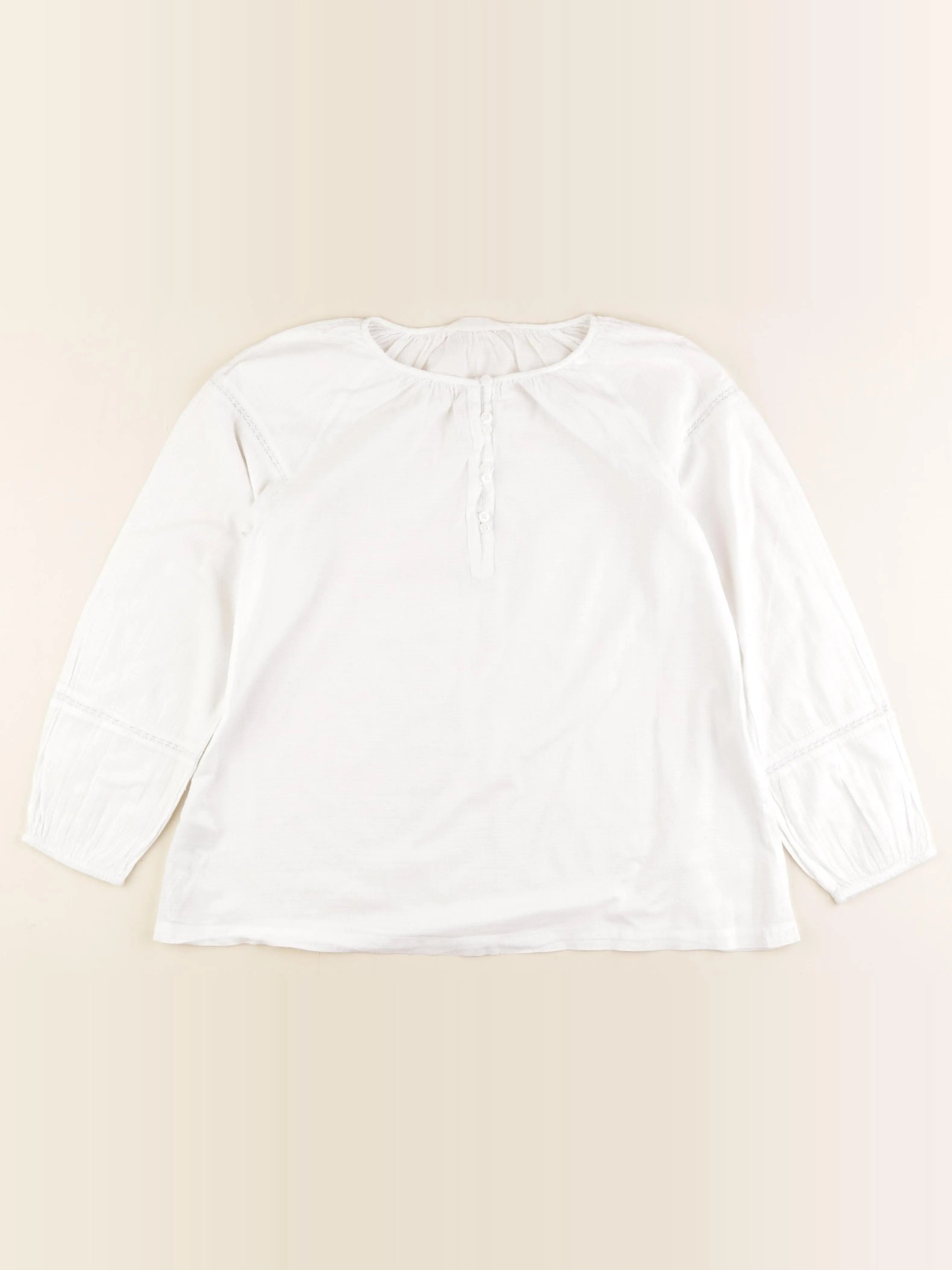 Mango - blouse blanc - 11/12 ans