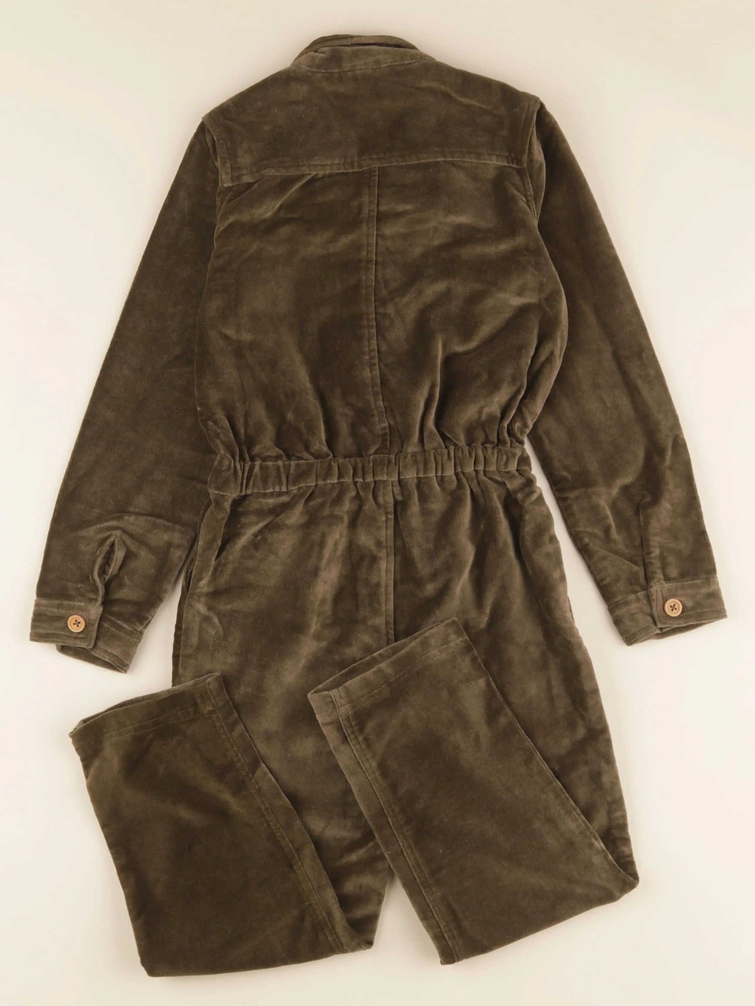 Combinaison Sophie velours fougère