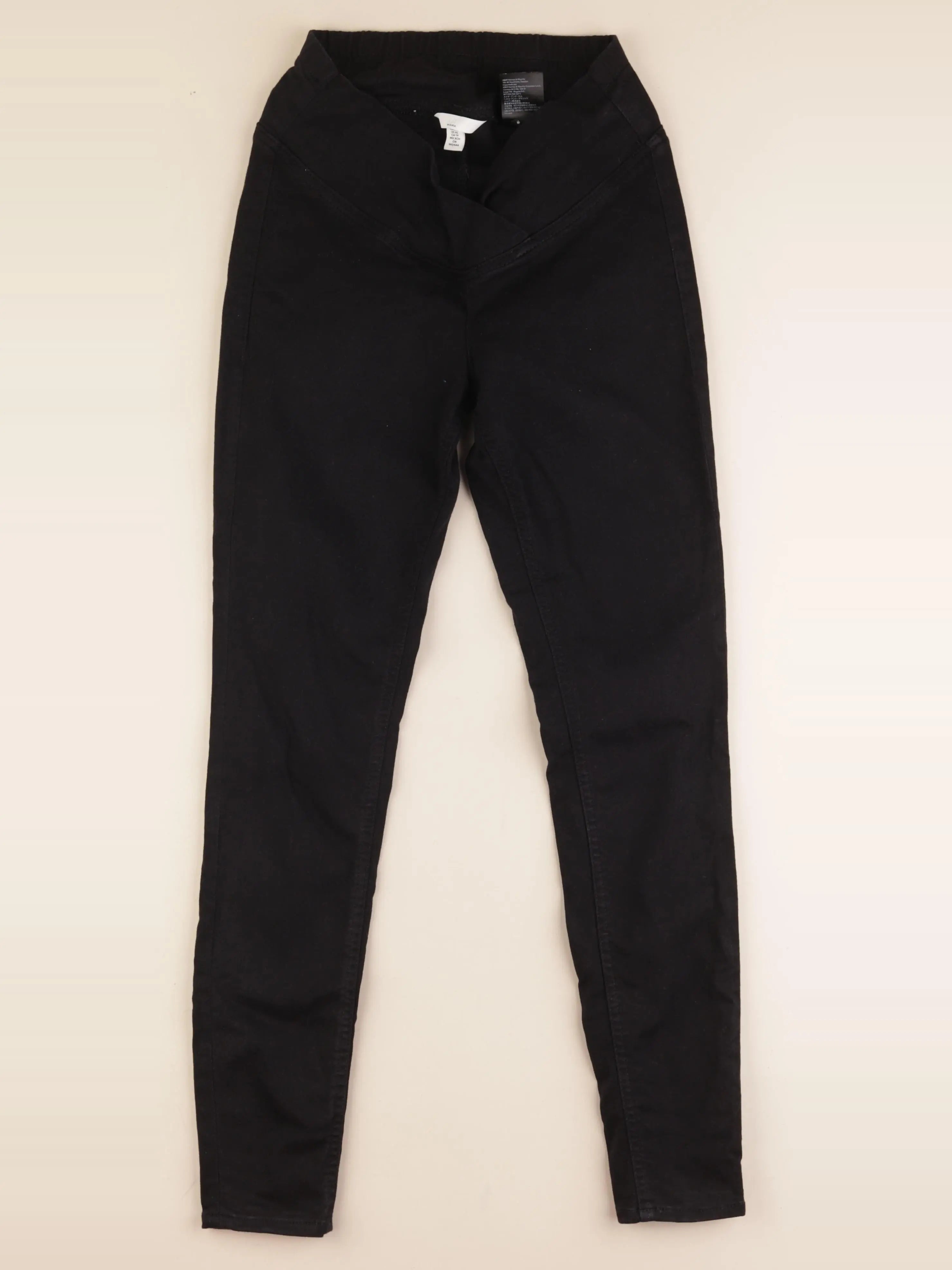 H&M - pantalon grossesse noir - xs