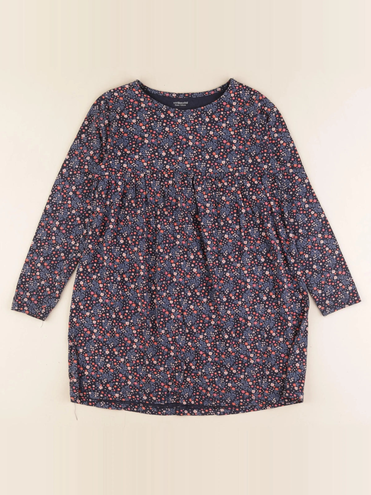Vertbaudet - robe multicolore - 8 ans