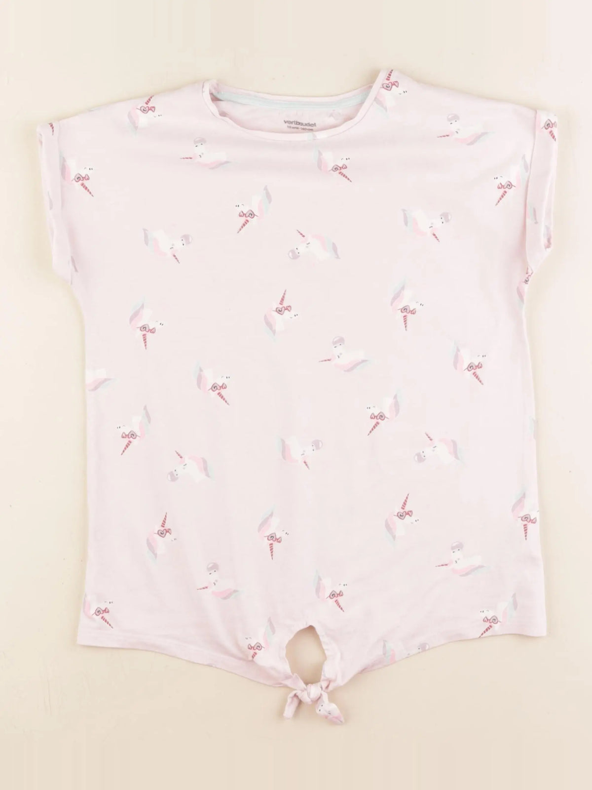 Vertbaudet - tee-shirt rose - 10 ans