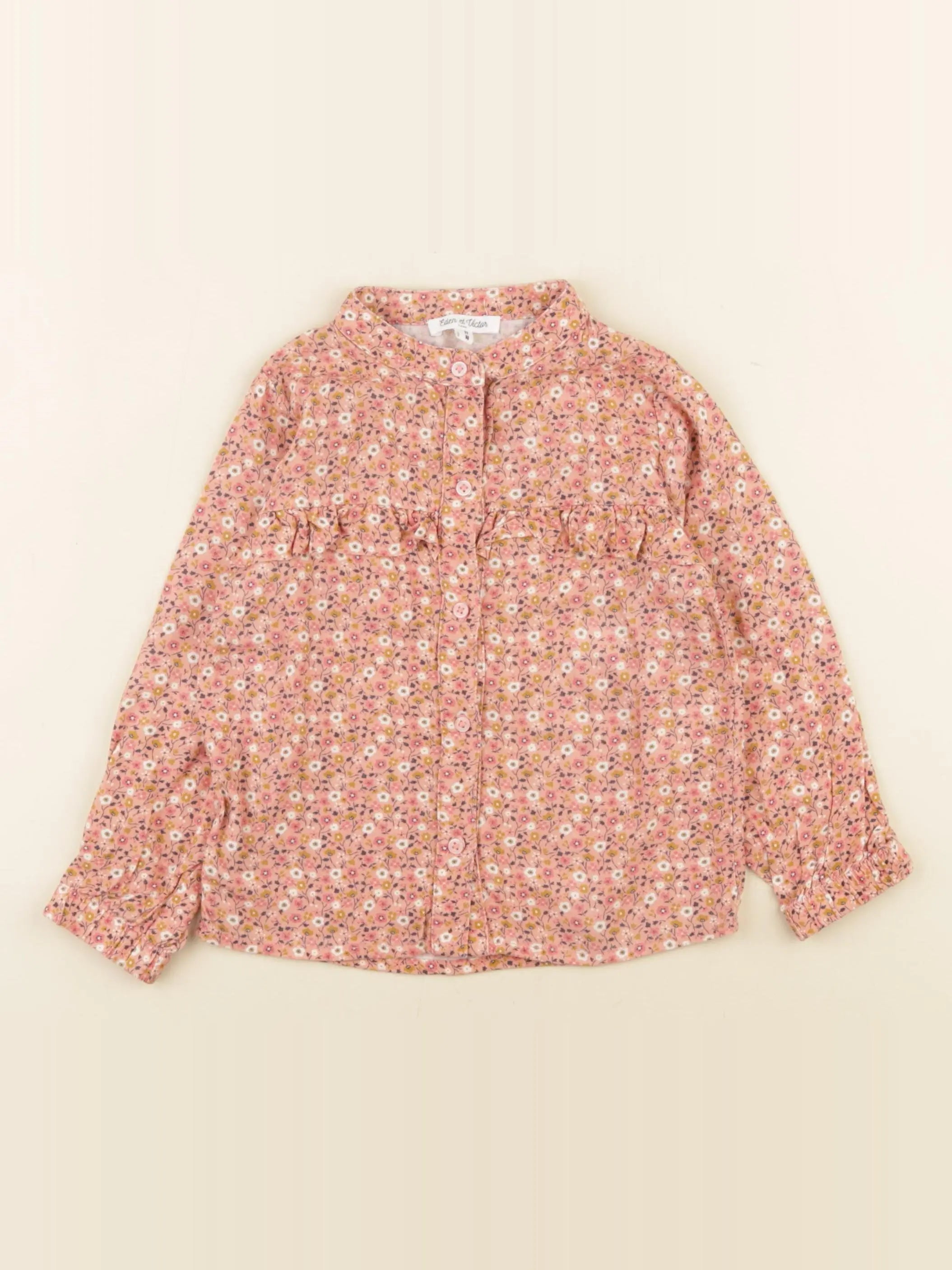 Eden & Victor - blouse rose - 2 ans