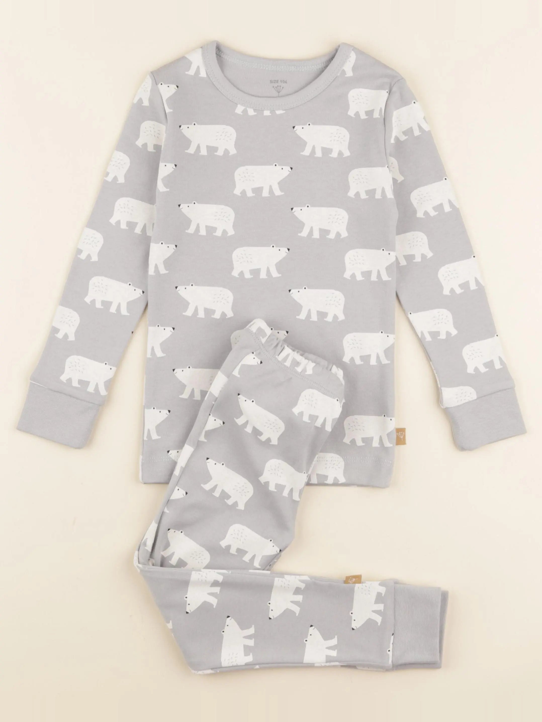 Pyjama coton gris